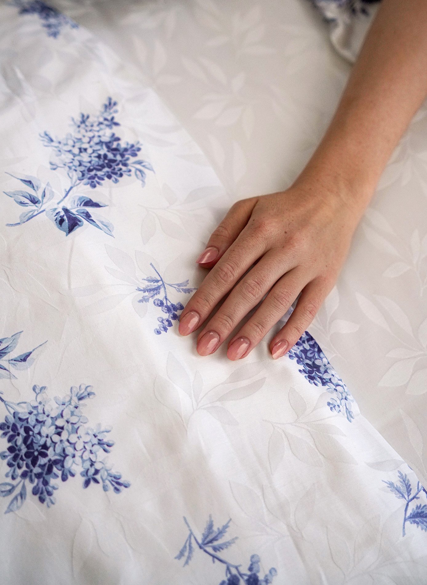 Drap plat cristal ANNE DE SOLENE Blanc