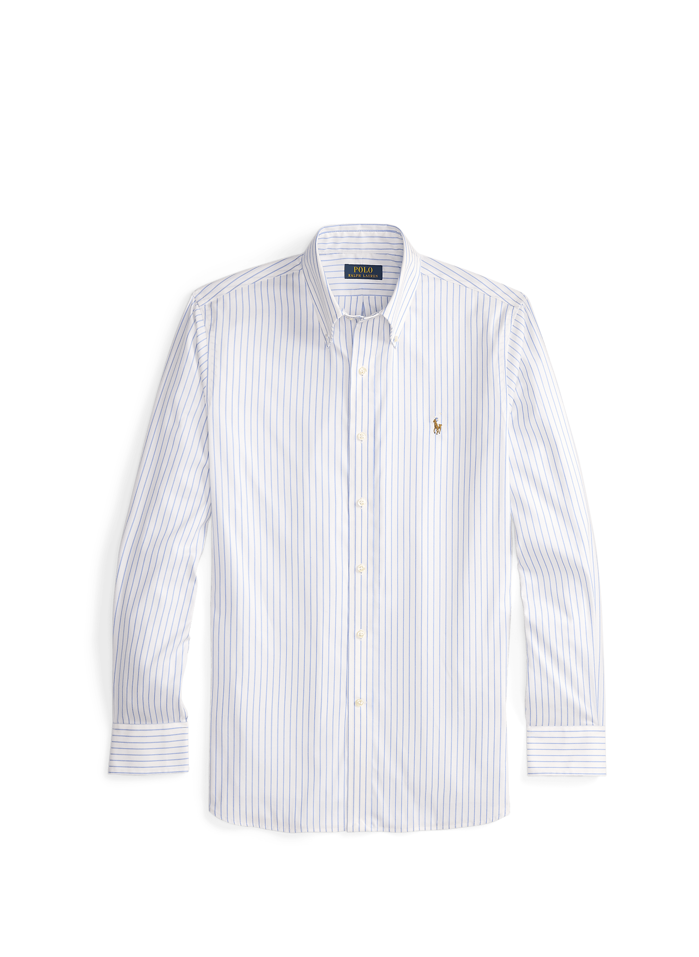 Slim-fit striped cotton shirt POLO RALPH LAUREN White