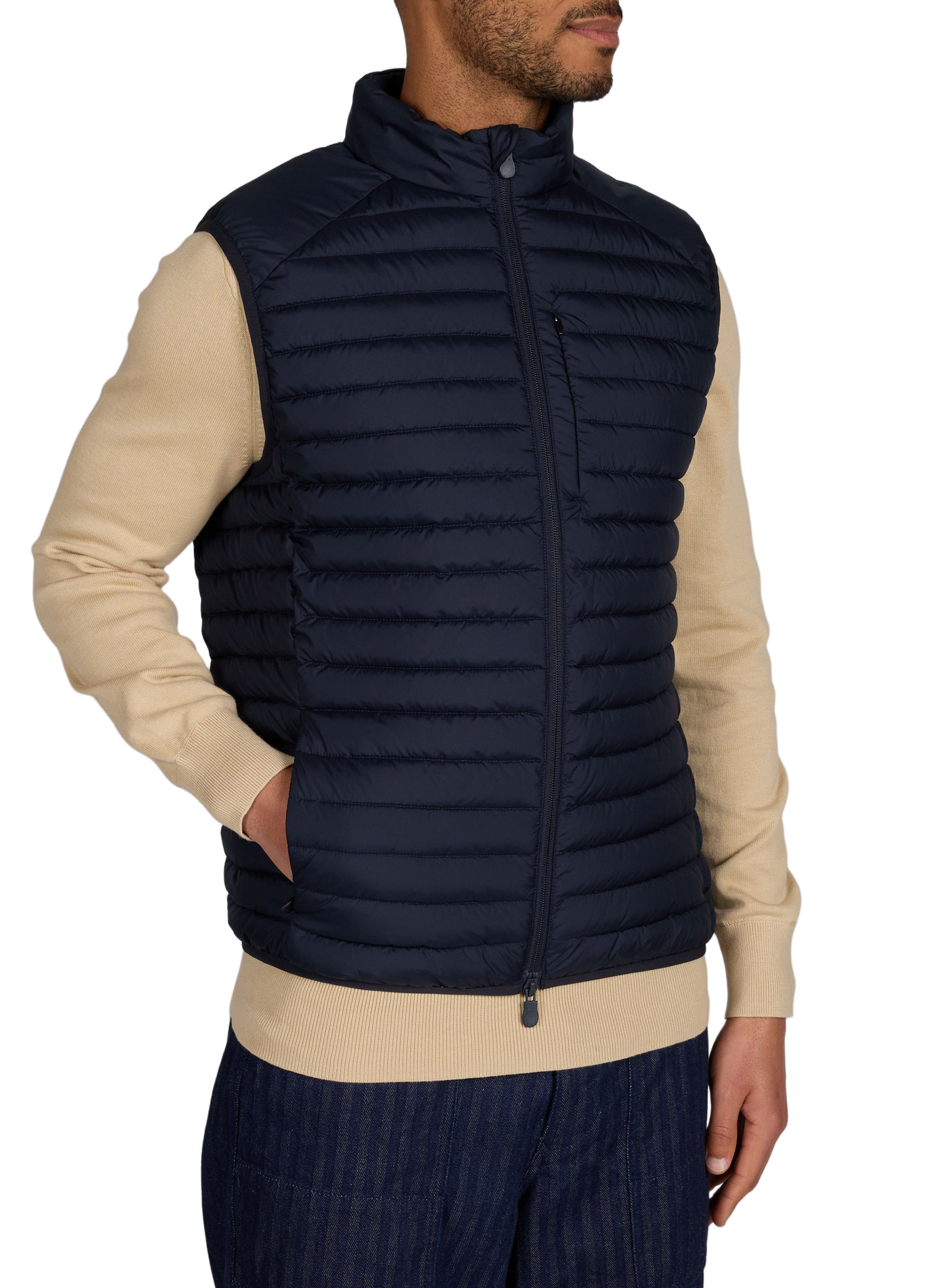 Doudoune droite sans manches matelassée SAVE THE DUCK Bleu