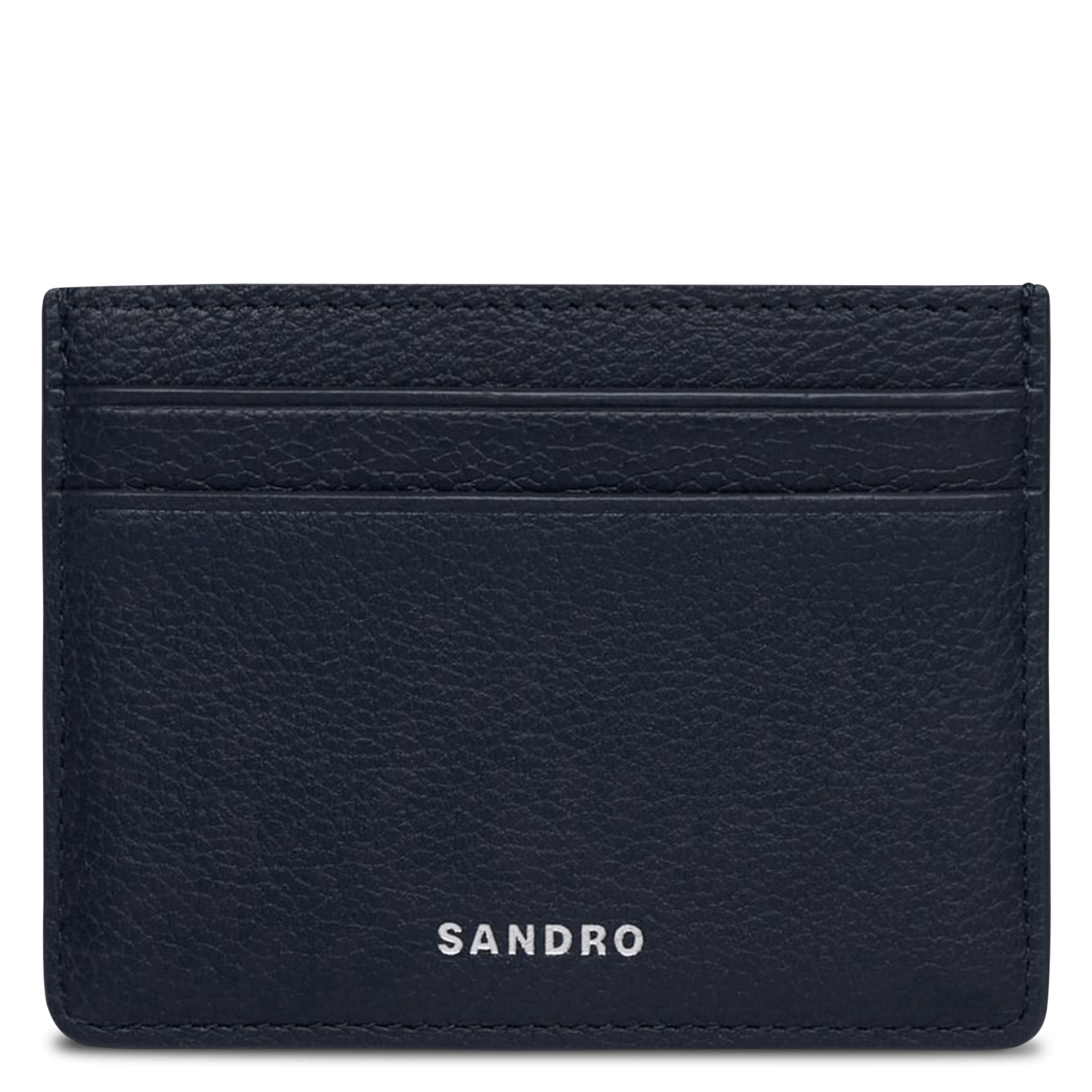 Porte-cartes en cuir SANDRO Bleu