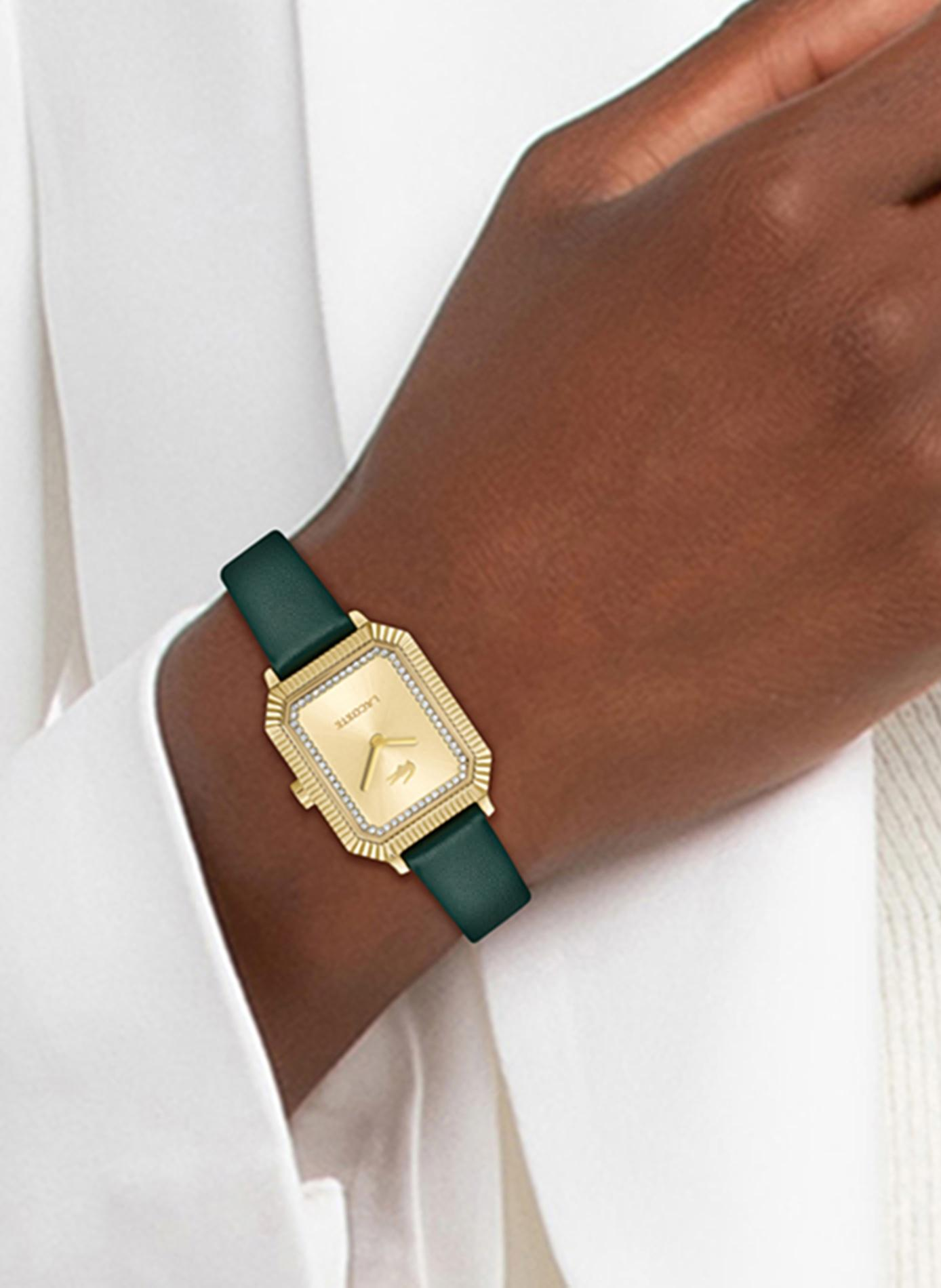 Montre quartz Lacoste Parisienne en cuir LACOSTE MONTRES Doré