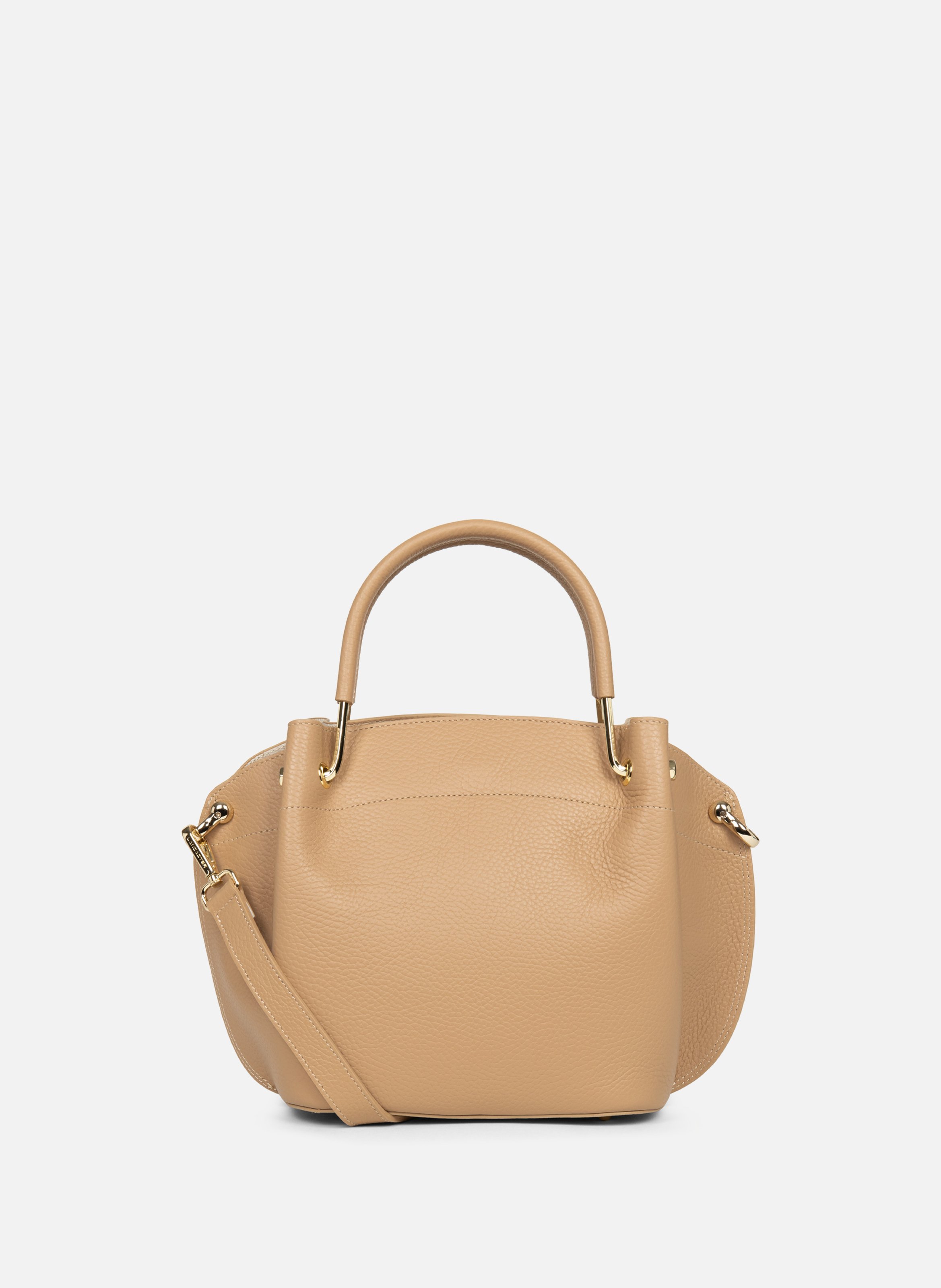Sac à main - foulonné double louisa LANCASTER Beige