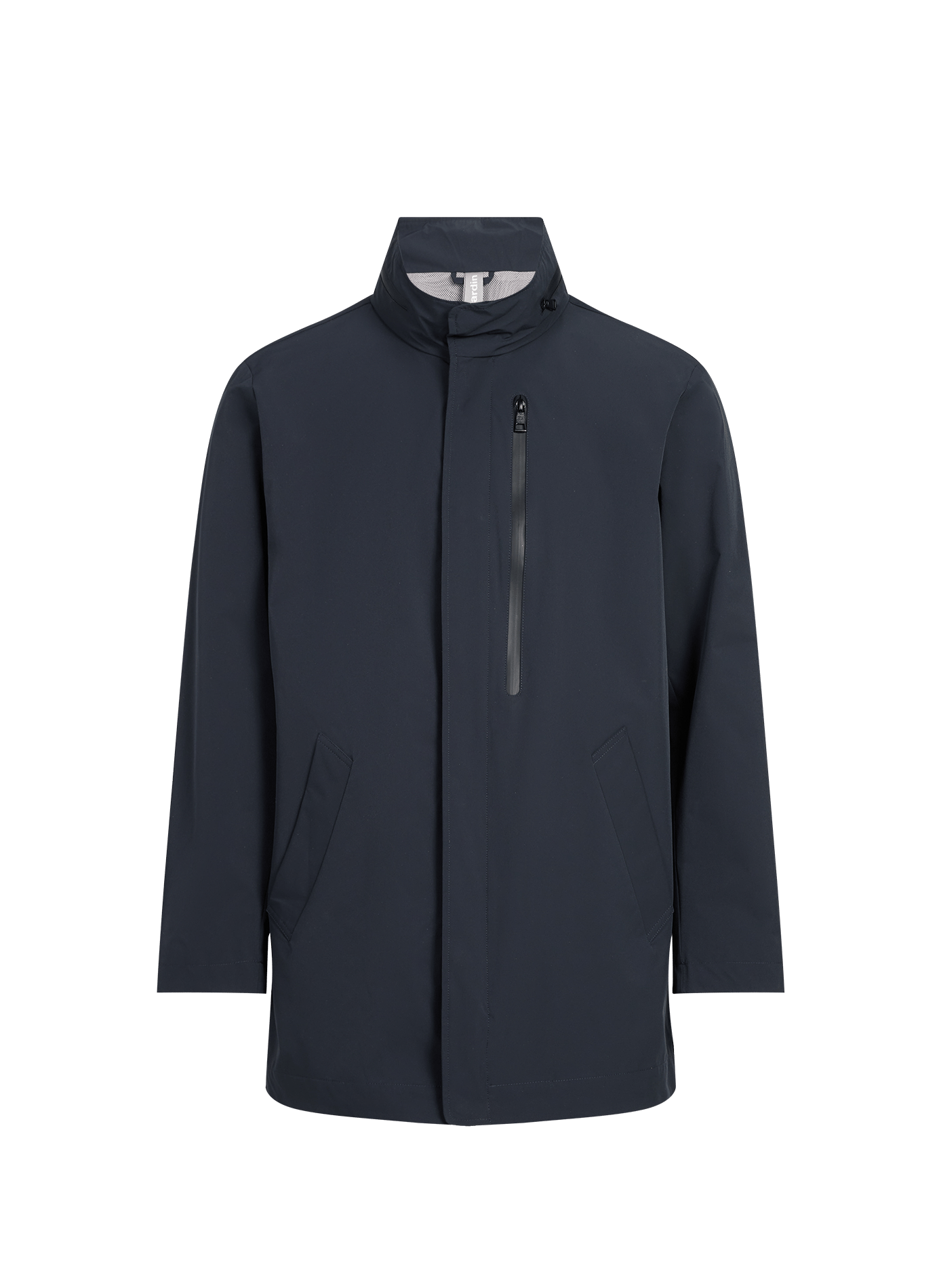 Parka droite à capuche intégrée PIERRE CARDIN Bleu