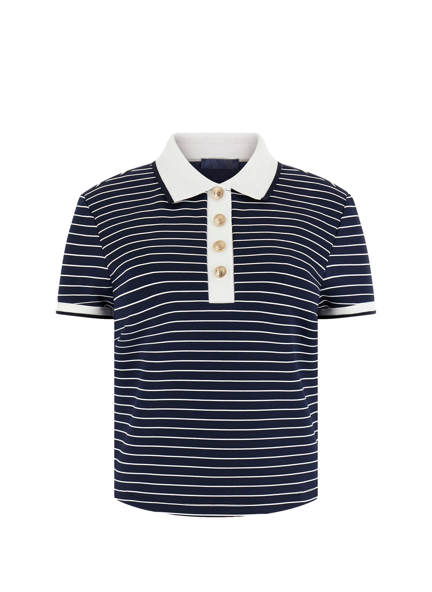 Striped short-sleeve Alphonsine polo GUESS Multicolour