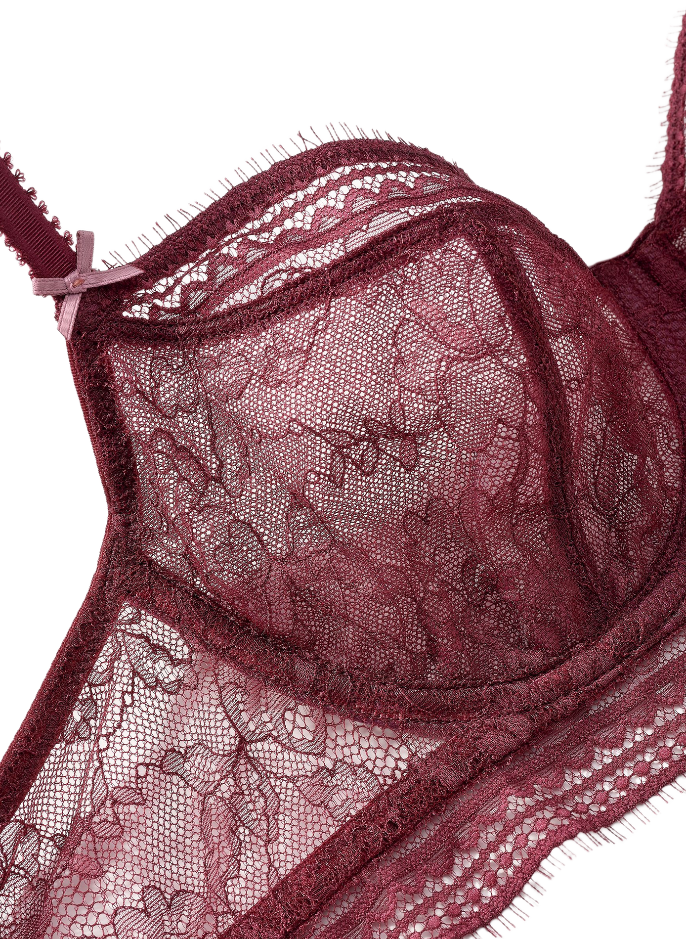 Sostén balconet de encaje PASSIONATA Rojo