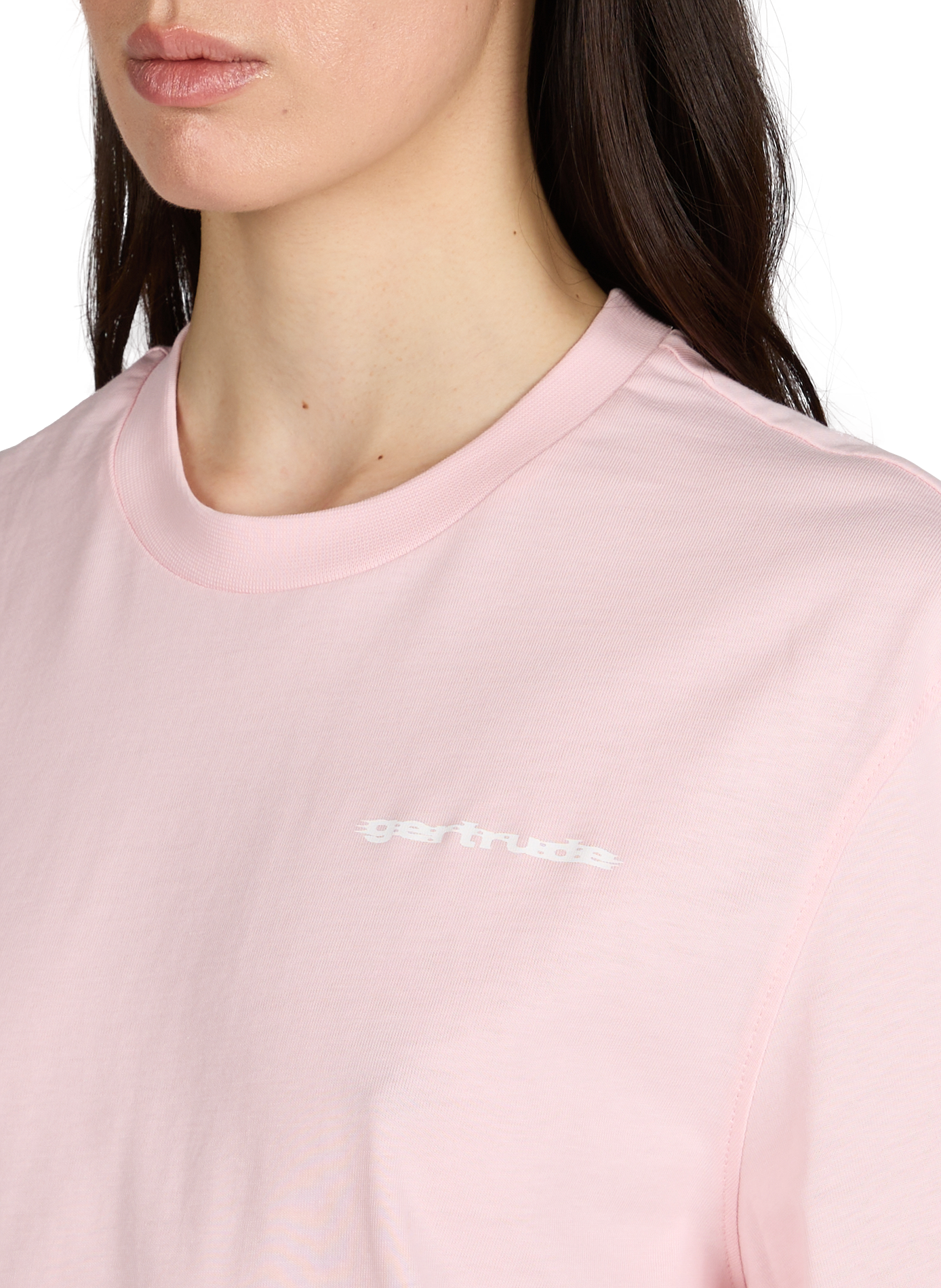 Printed straight t-shirt GERTRUDE ET GASTON Pink