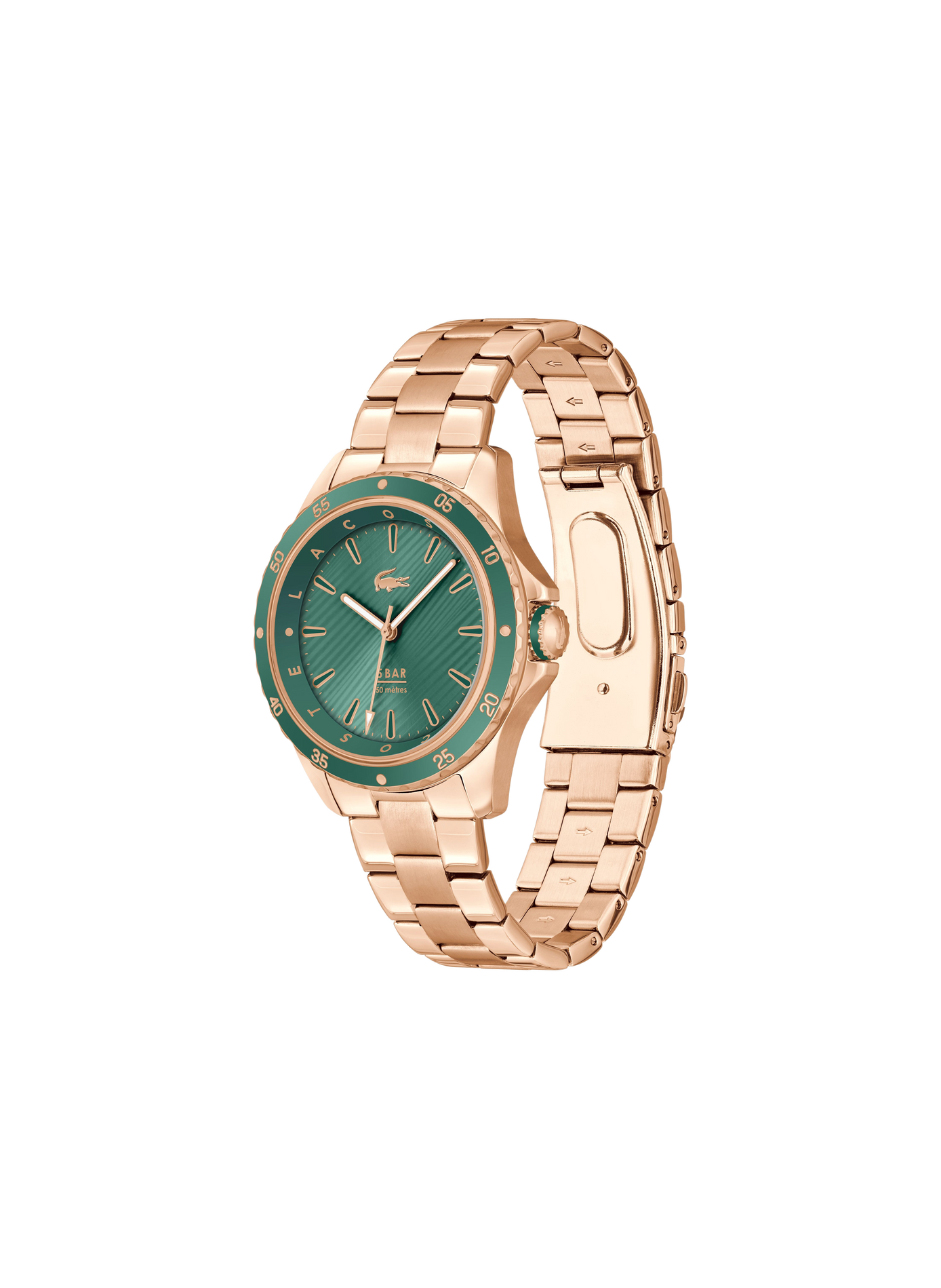 Montre quartz Santorini en acier inoxydable LACOSTE Vert