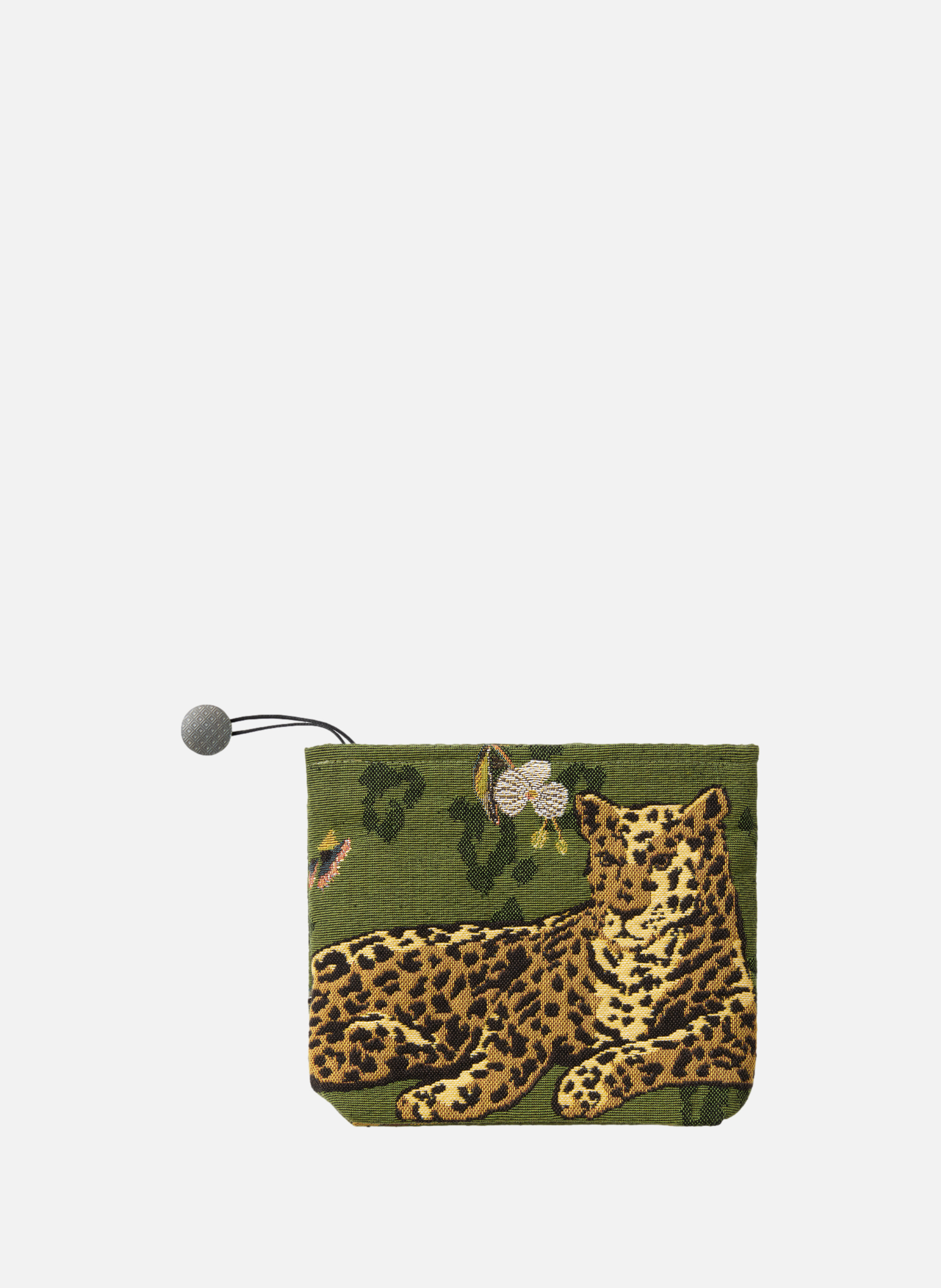 Trousse petit modèle, orchidia YVES DELORME Vert