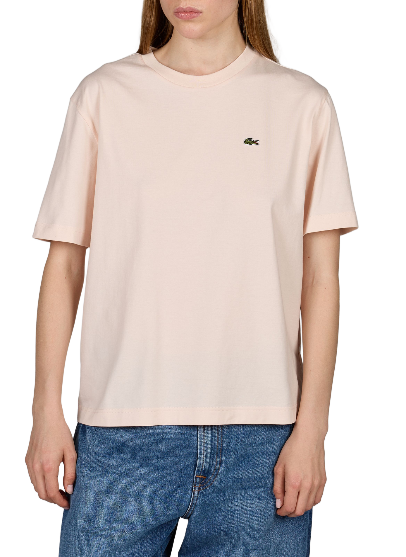 Classic Cotton T-Shirt LACOSTE Beige