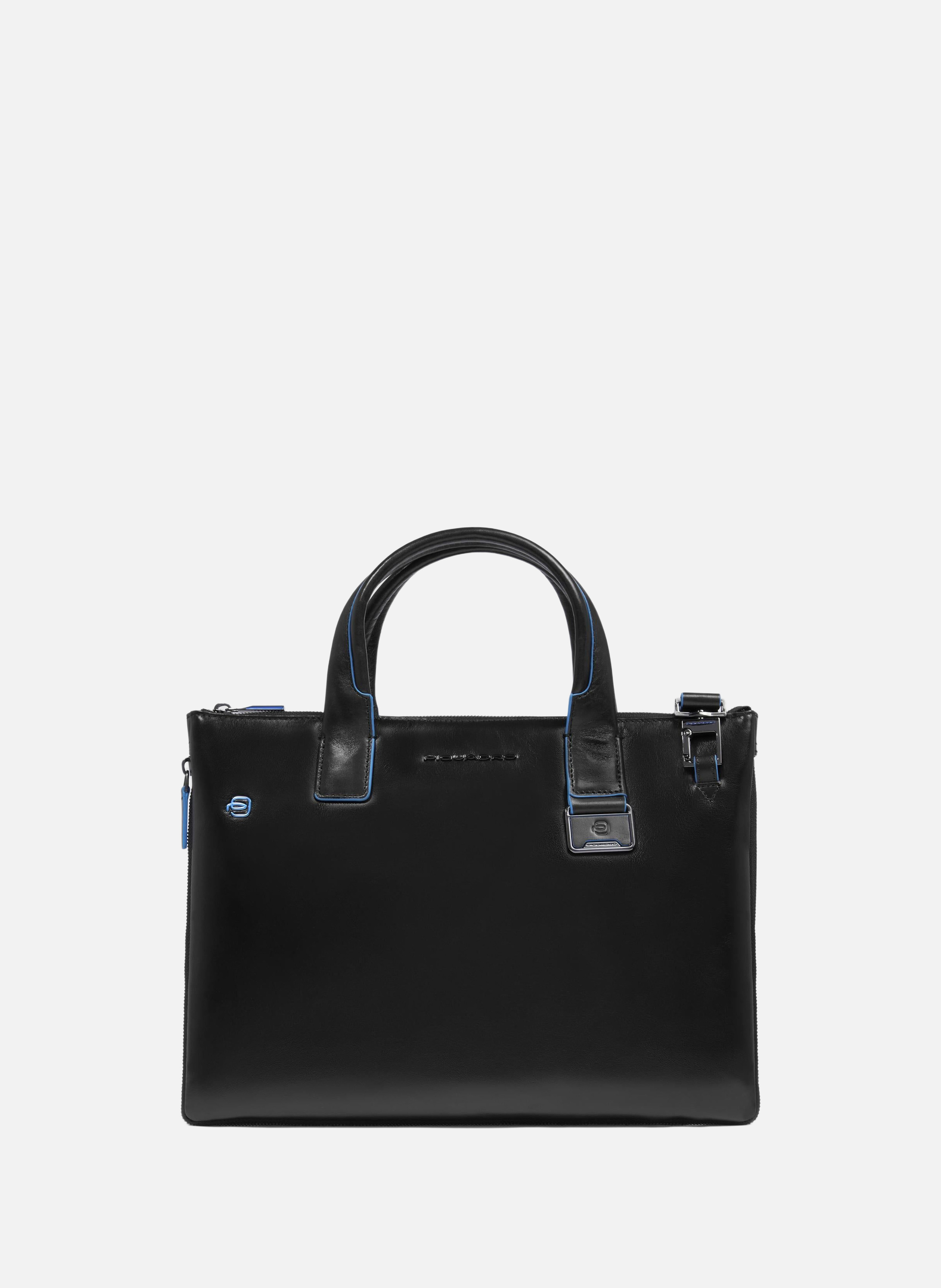Sac à ordinateur mince 14" personnalisable PIQUADRO Noir