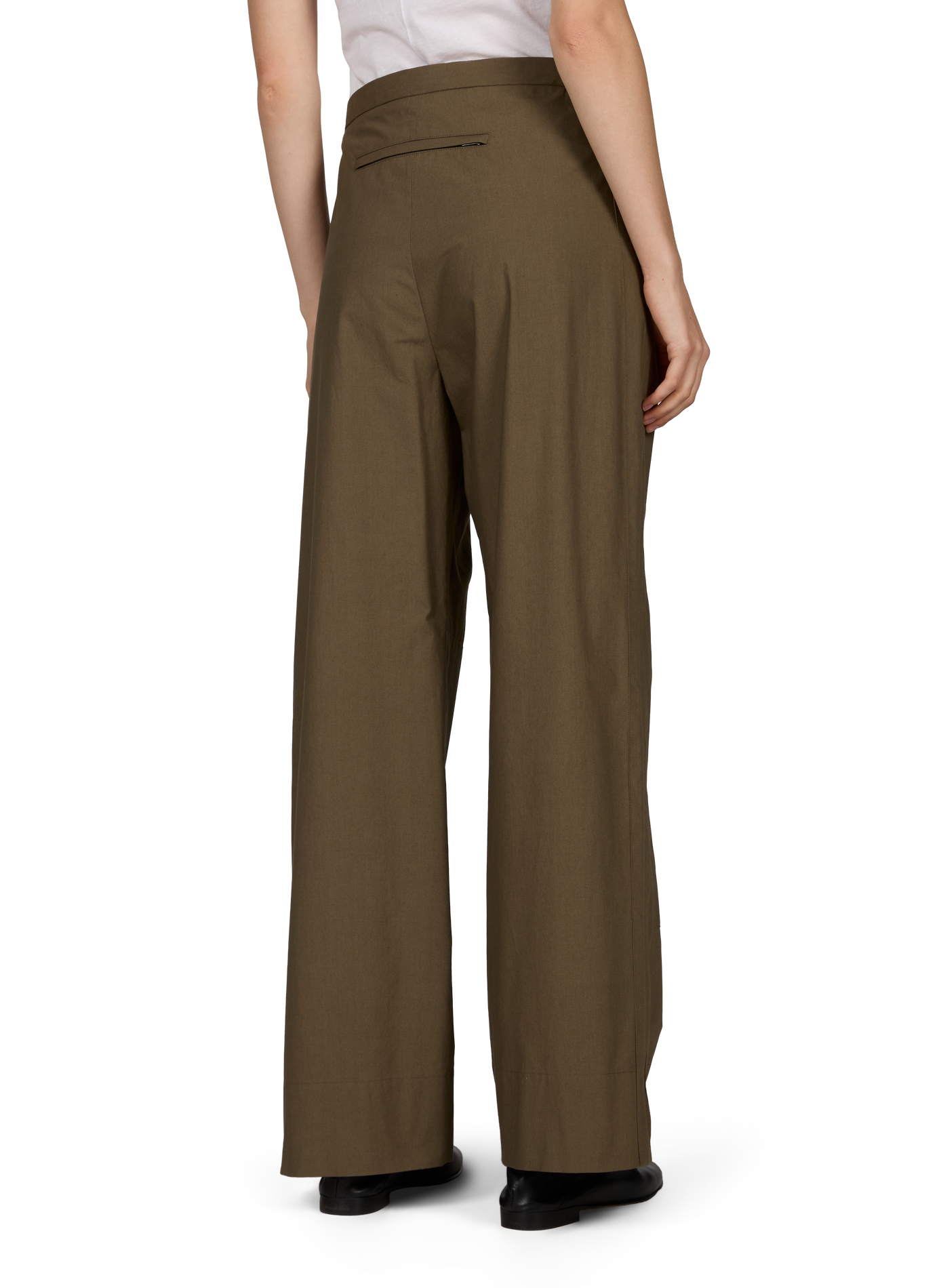 Pantalon droit Gemma en coton CALVIN KLEIN COLLECTION Gris