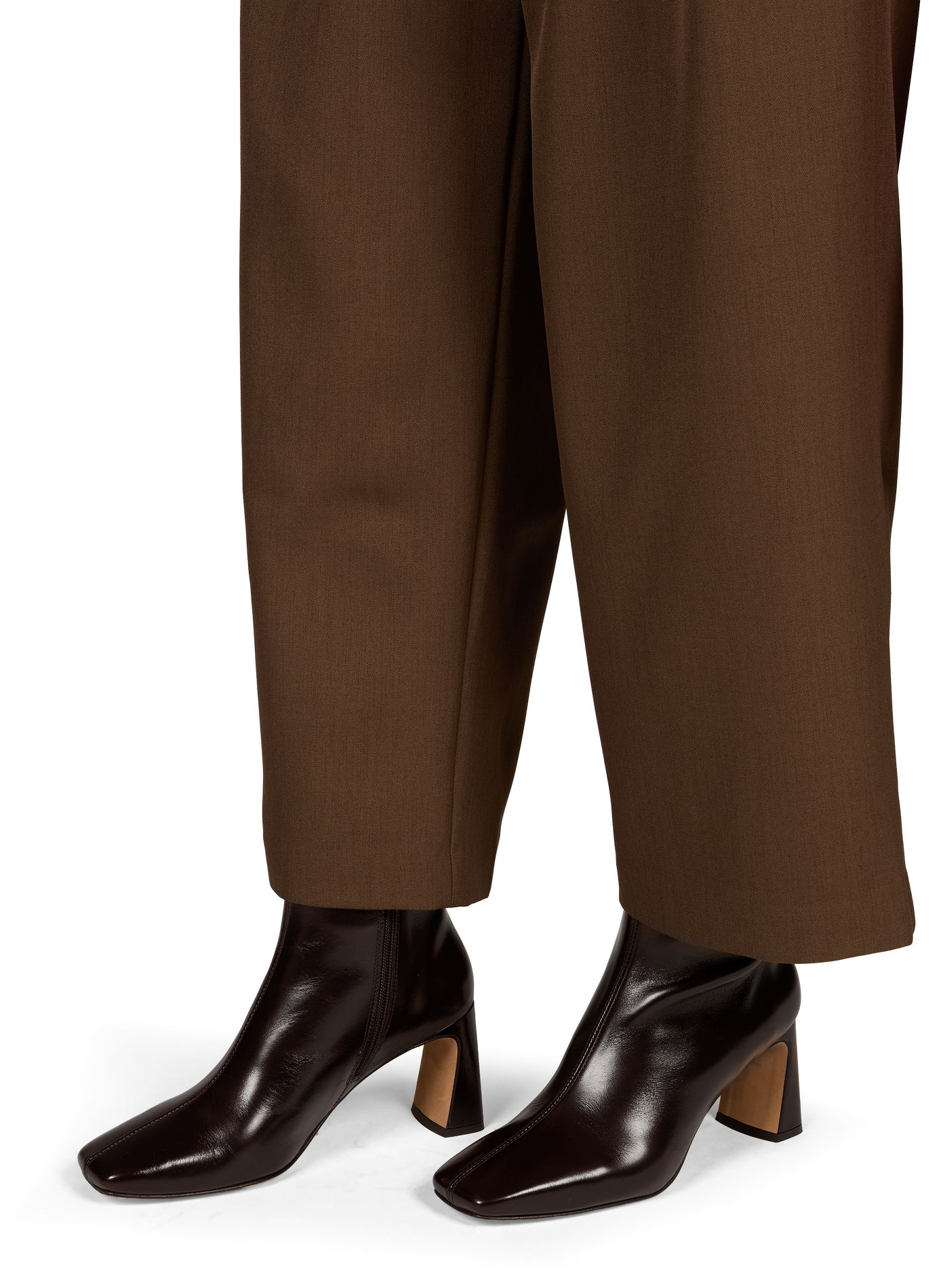 Hazel Stiefeletten aus Leder mit Absatz BOBBIES Braun