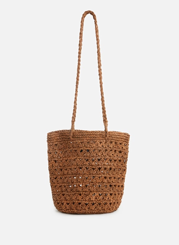 Sac à main en paille Marron by AU PRINTEMPS PARIS AU PRINTEMPS PARIS Sac à main en paille Marron