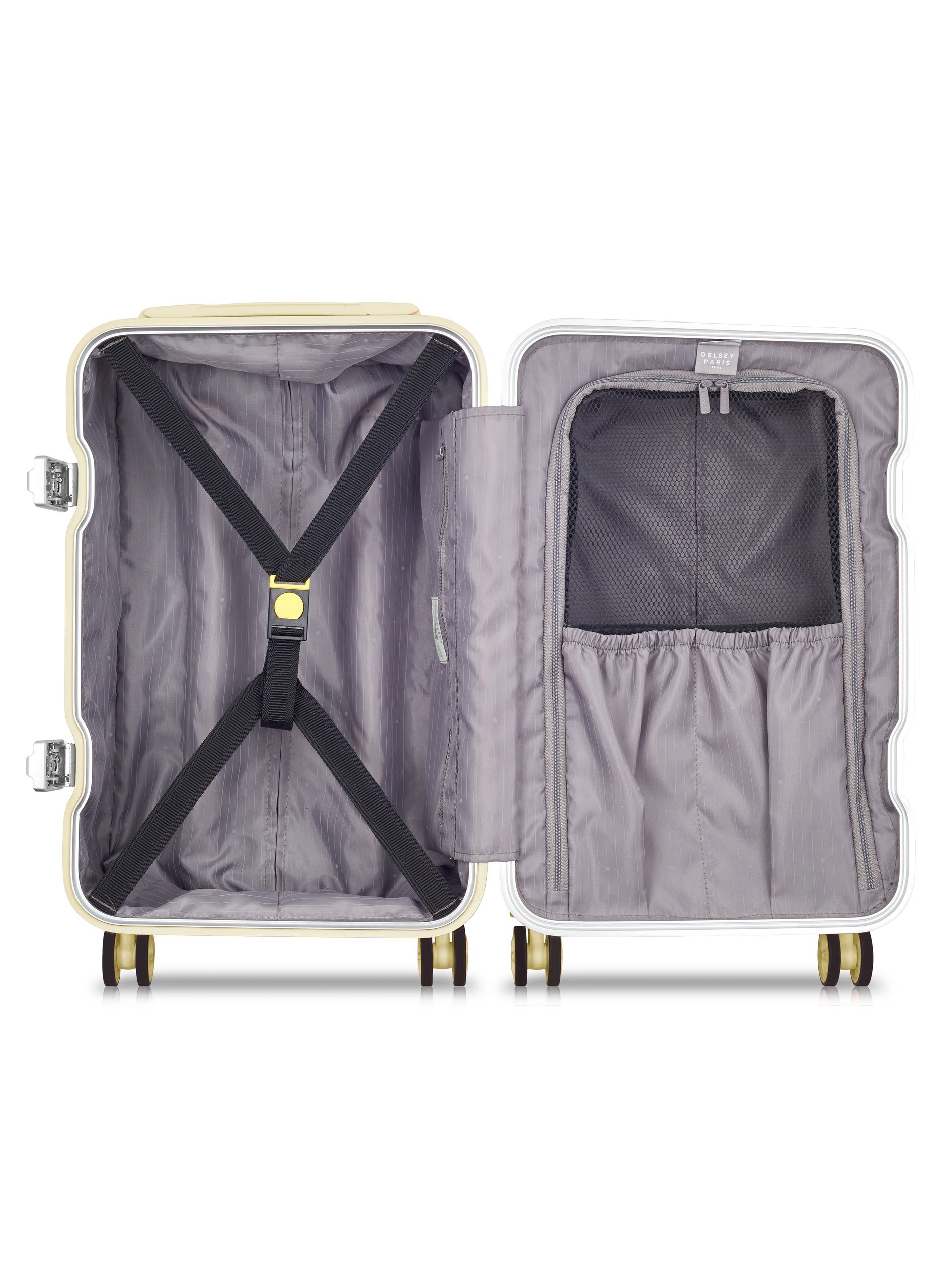 Valise cabine rigide taille s - bastille 2.0 DELSEY PARIS Jaune