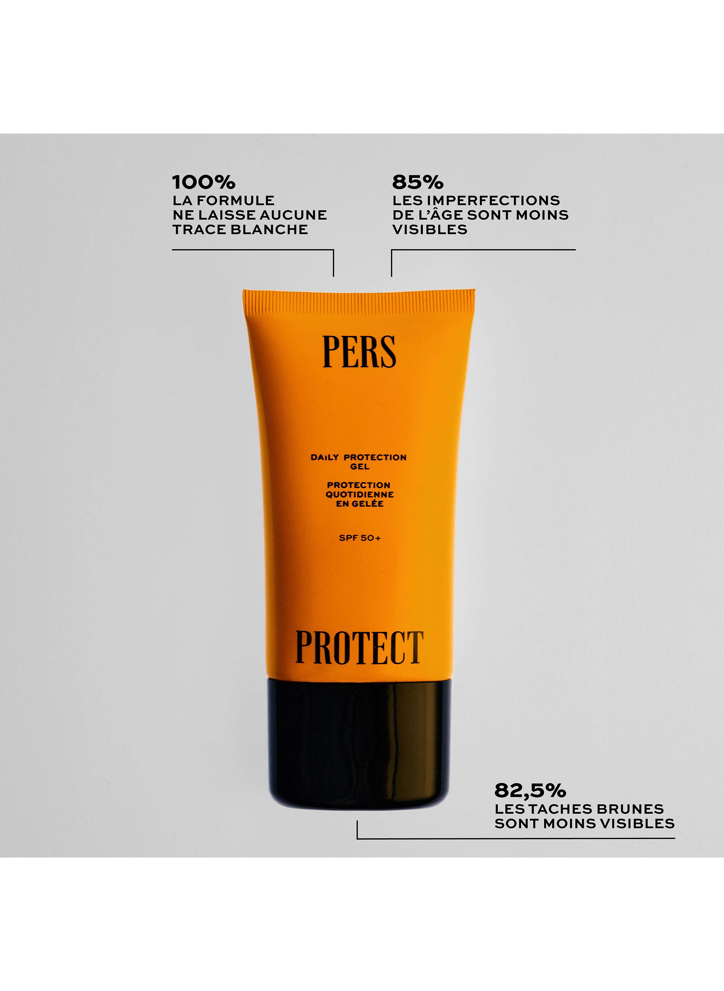 SPF50+ Protection in Gel Texture PERS No color