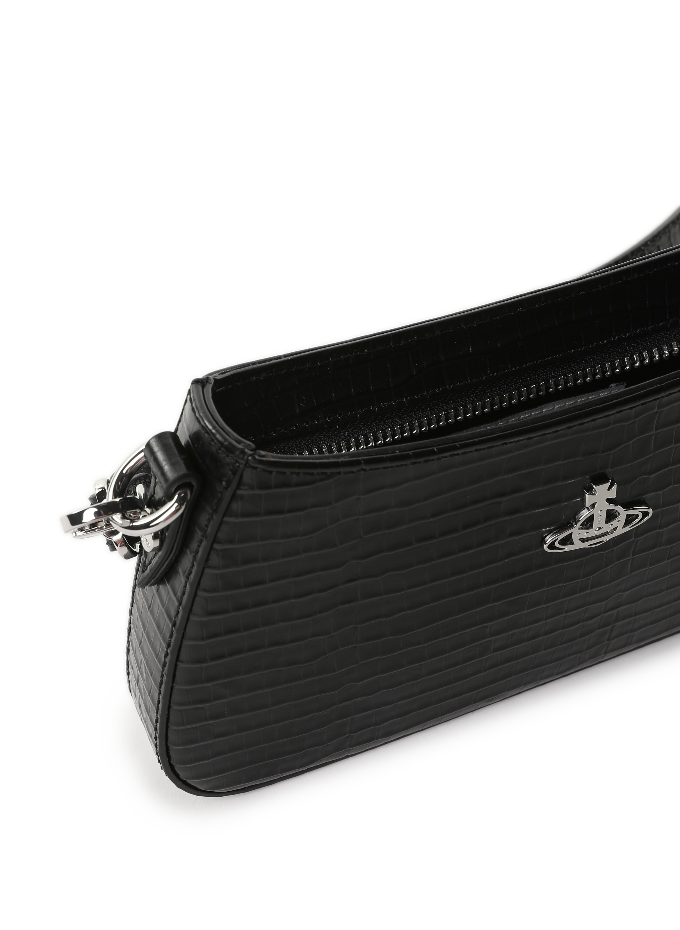 Cow leather handbag VIVIENNE WESTWOOD Black