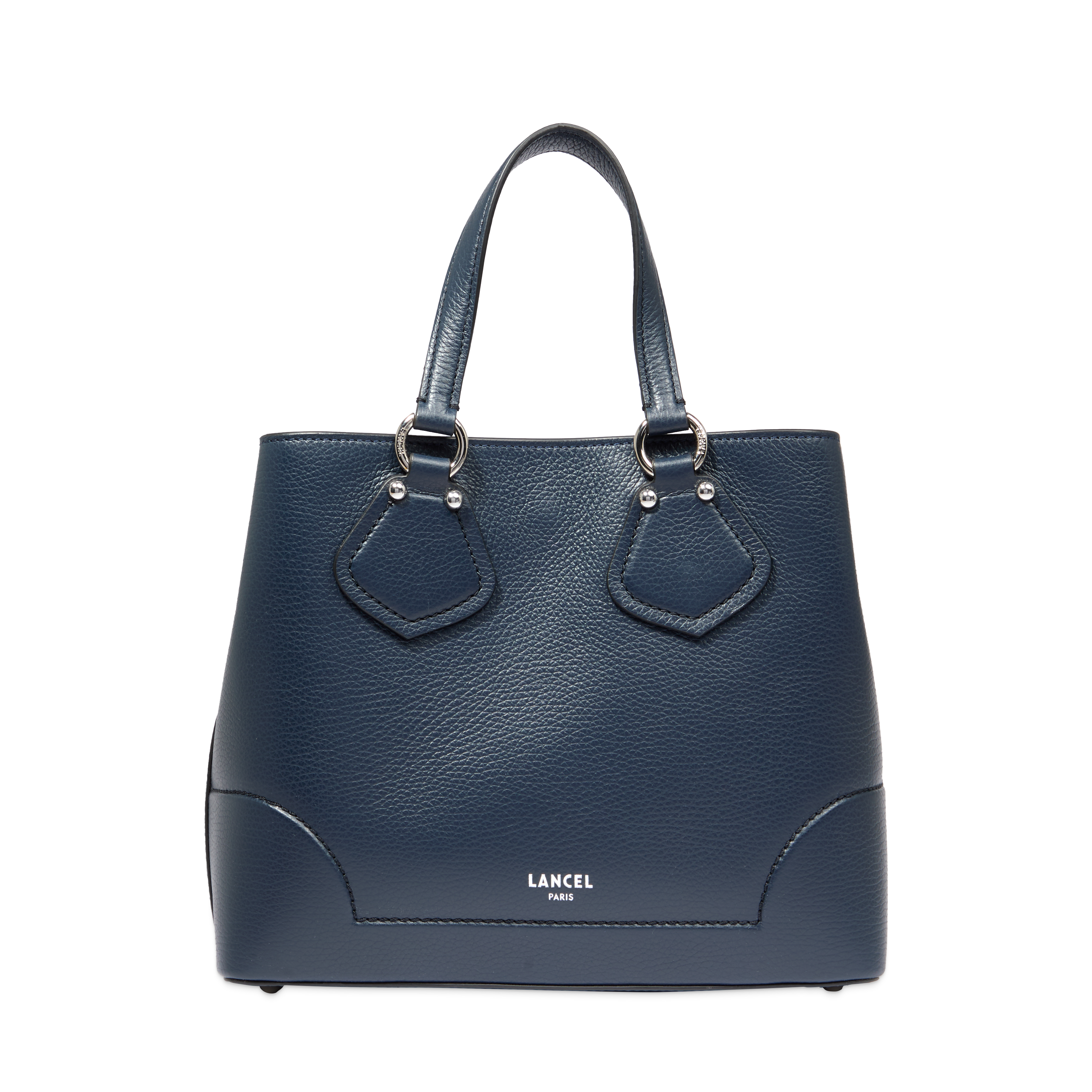 Sac carryall zippé s neo izy de lancel en cuir LANCEL Bleu