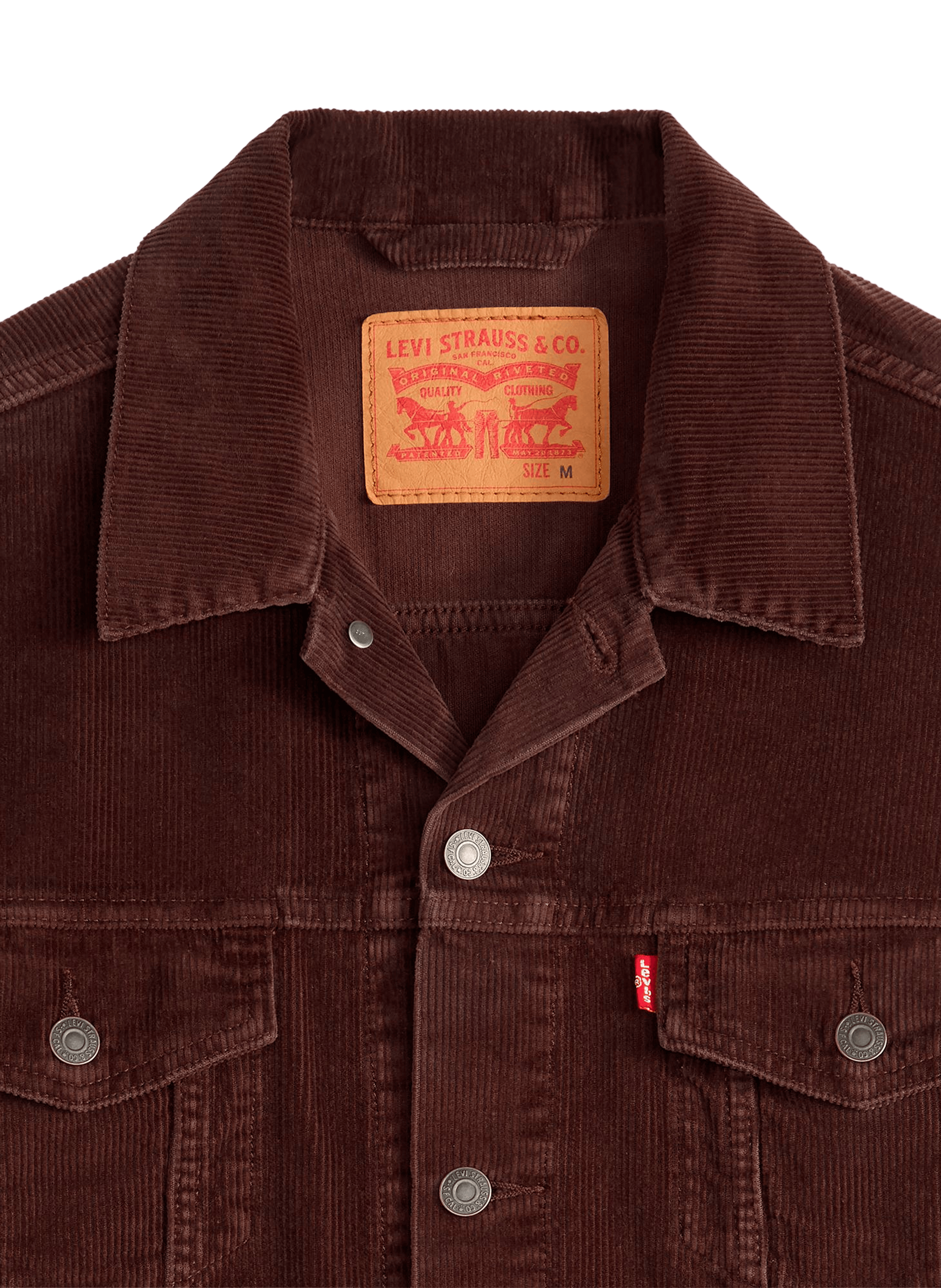 Trucker denim jacket LEVI'S Brown