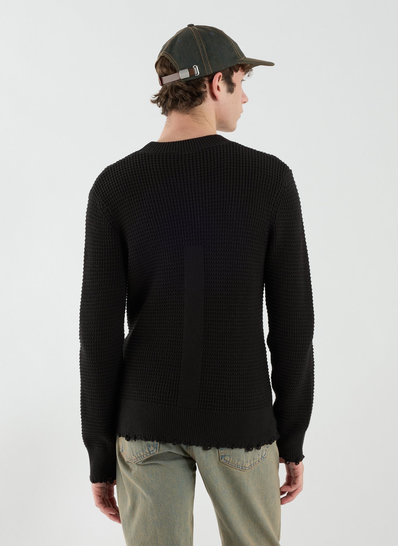 Pull Rune en coton WON HUNDRED Noir