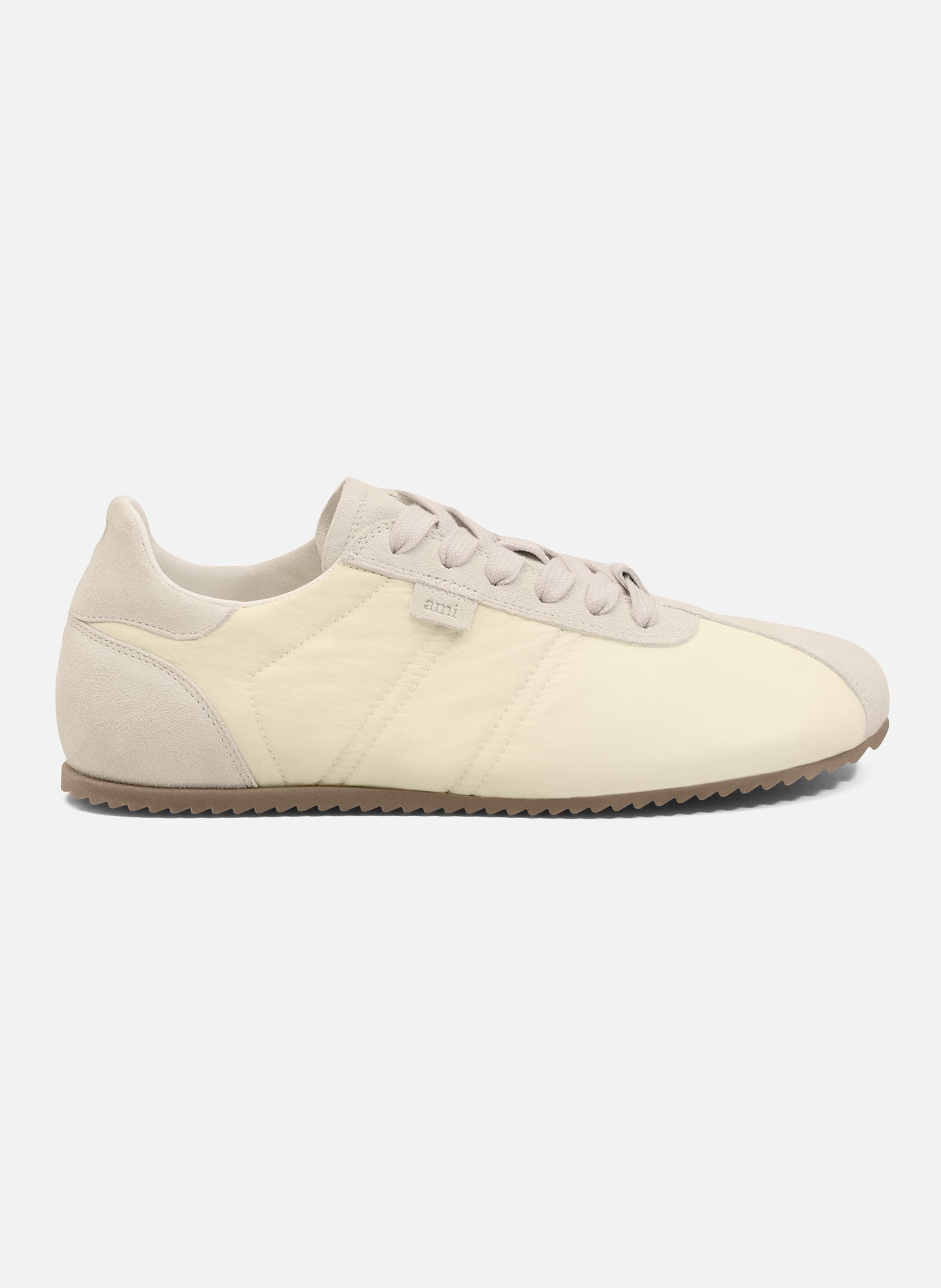Sneakers soft unisexes en nylon AMI PARIS Blanc