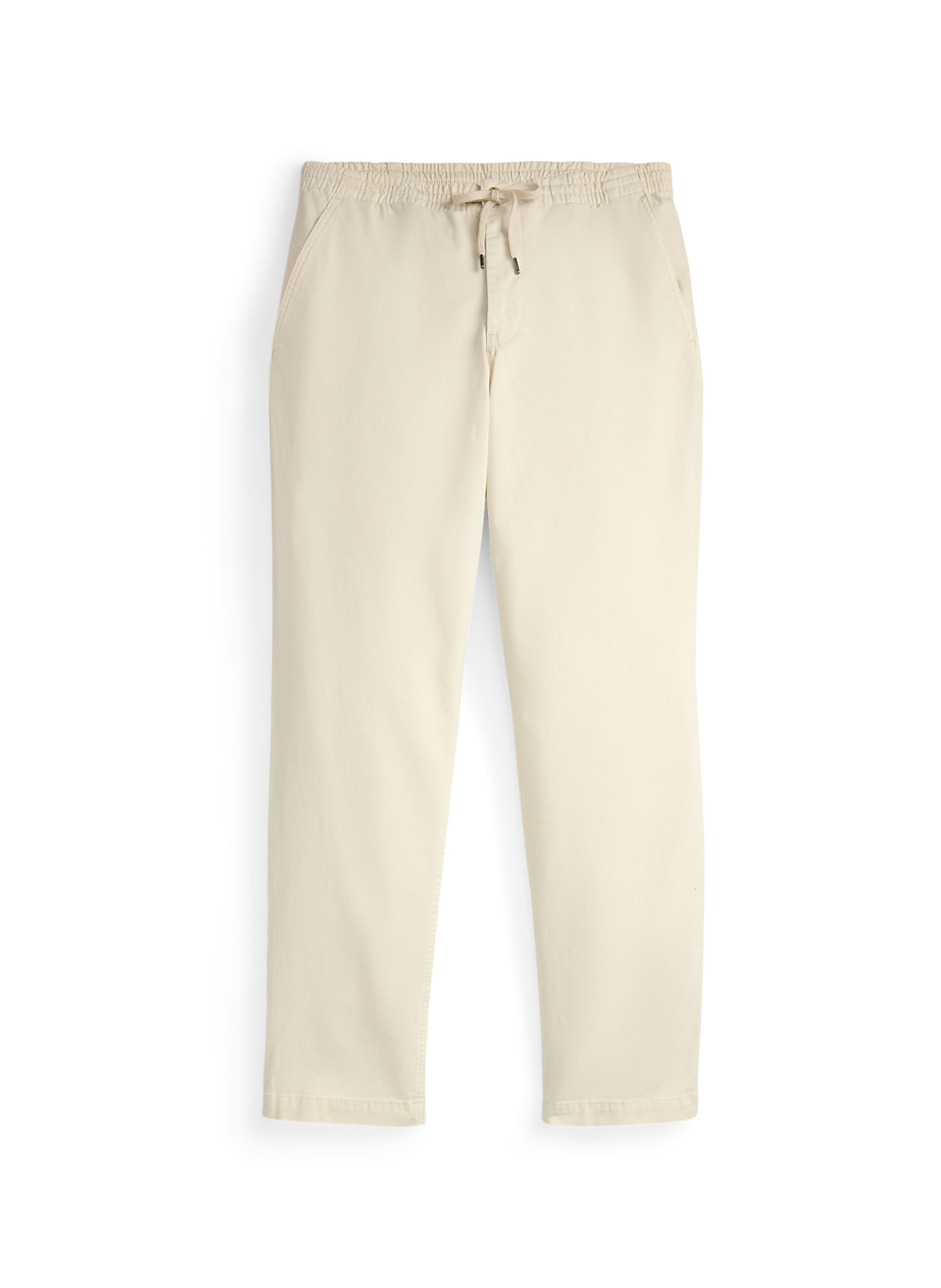 Pantalon droit taille élastiquée en coton  New stone