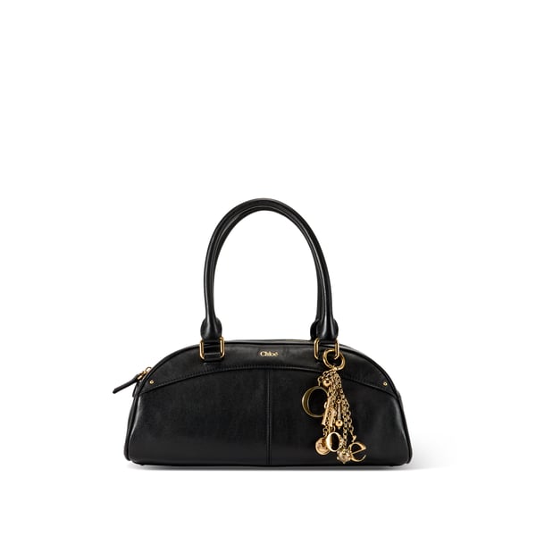 Sac à main bowling en cuir Sac à main bowling en cuir
