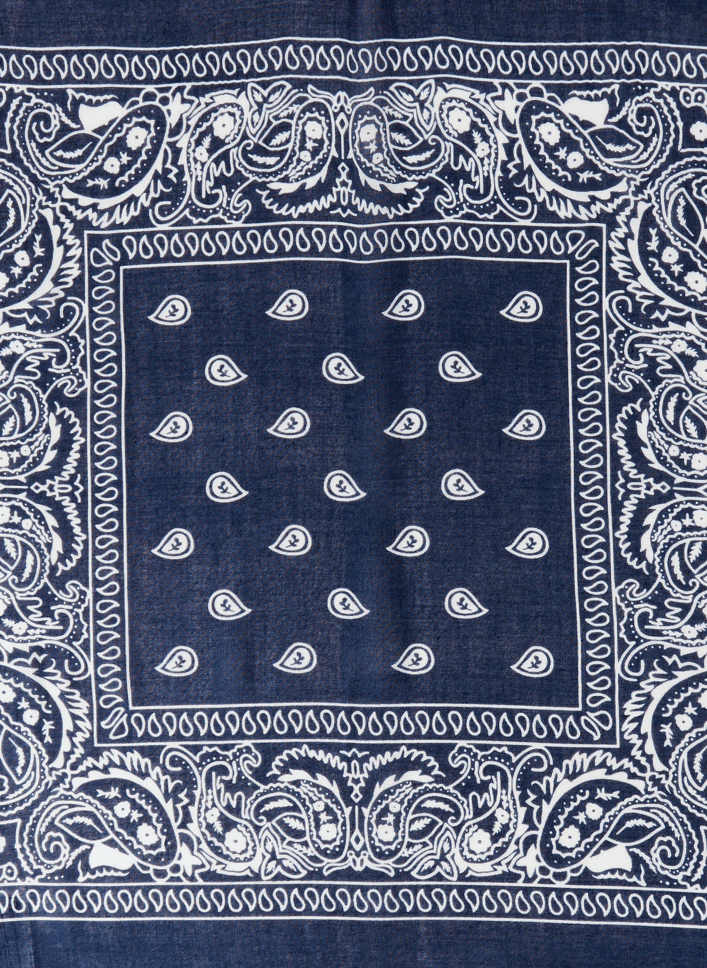 Etole carrée à imprimé AU PRINTEMPS PARIS Bleu