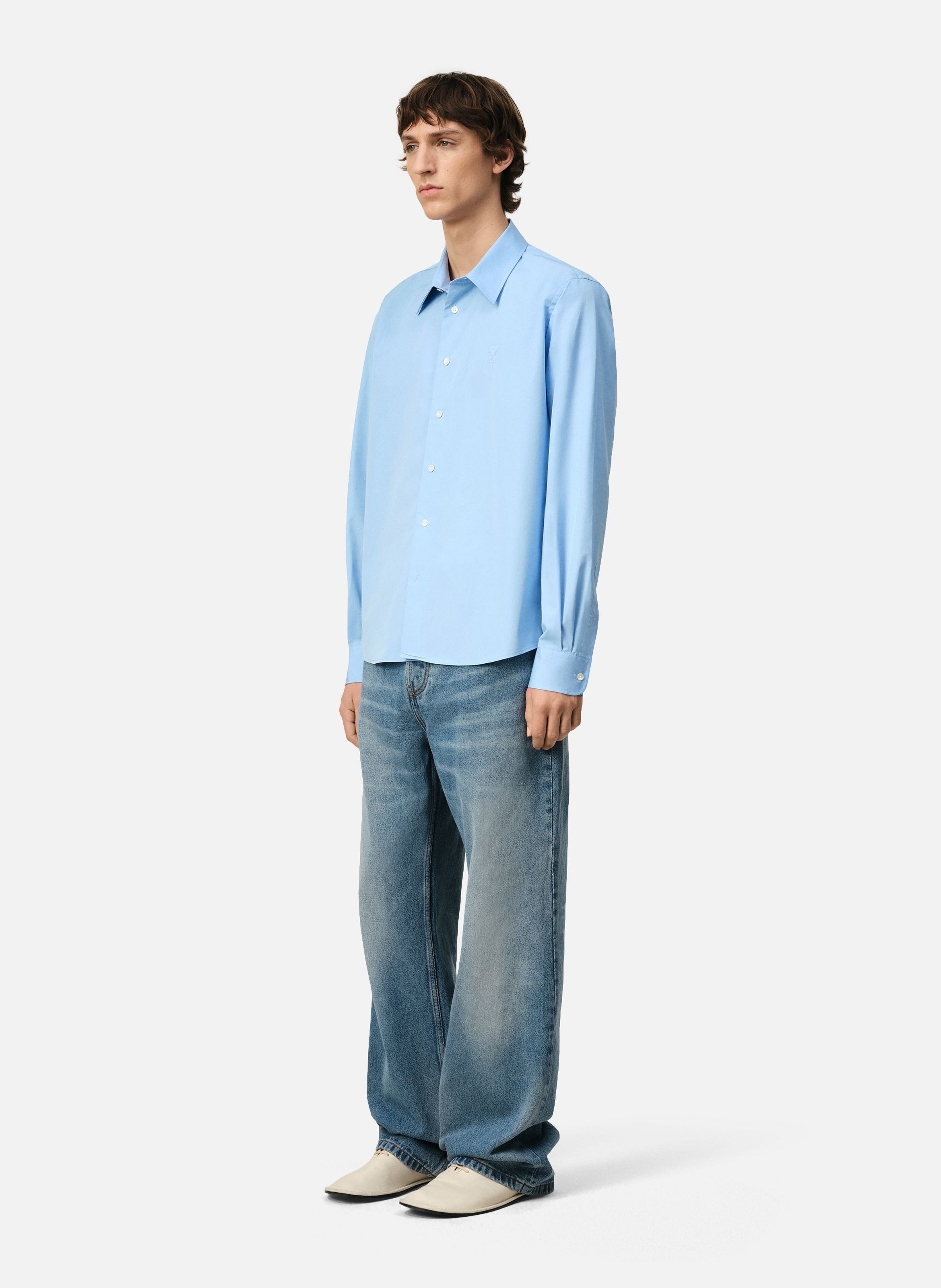 Chemise Classique Ami de Coeur AMI PARIS Bleu