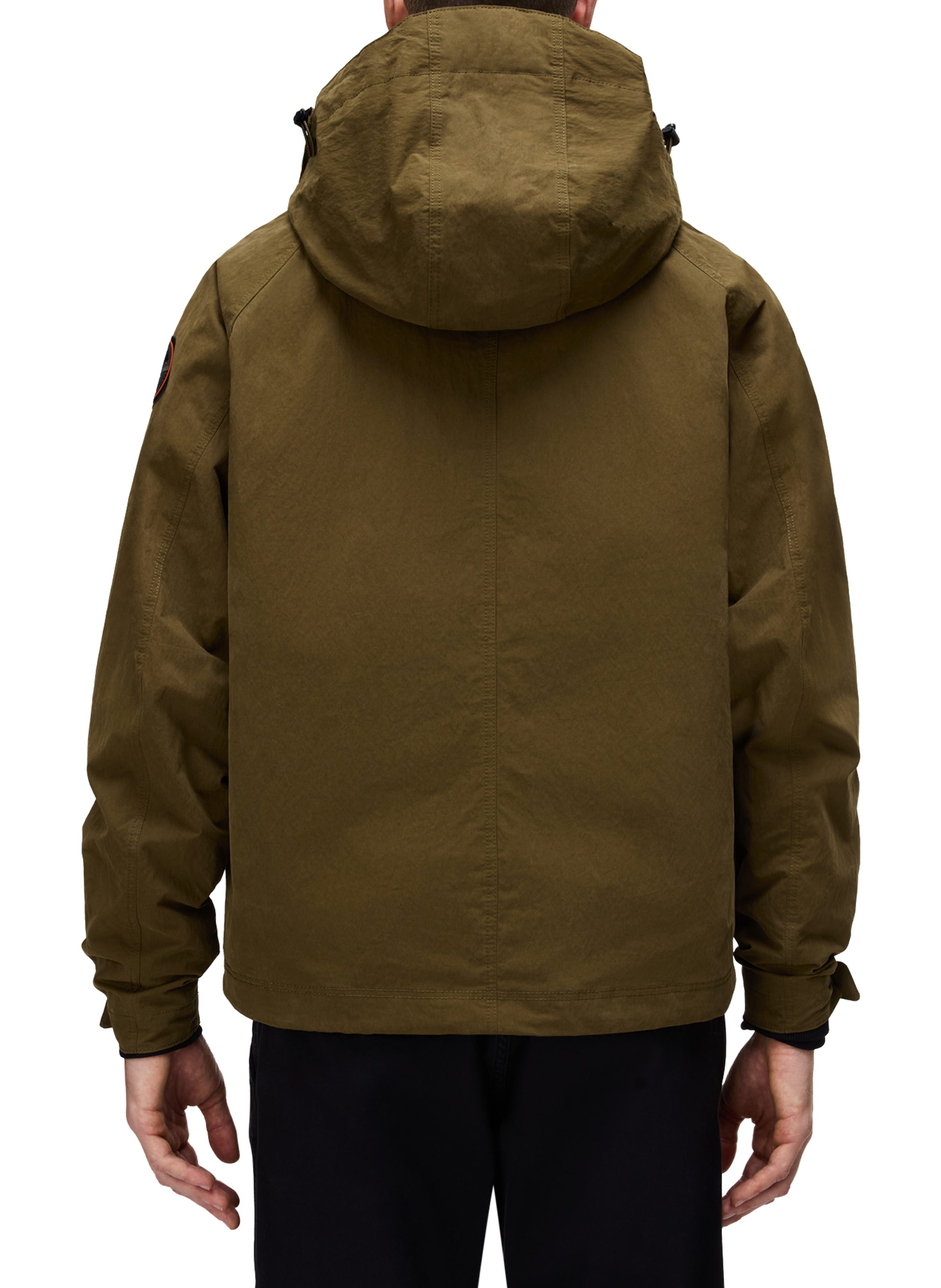 Veste à capuche Rivalto en coton mélangé NAPAPIJRI Kaki