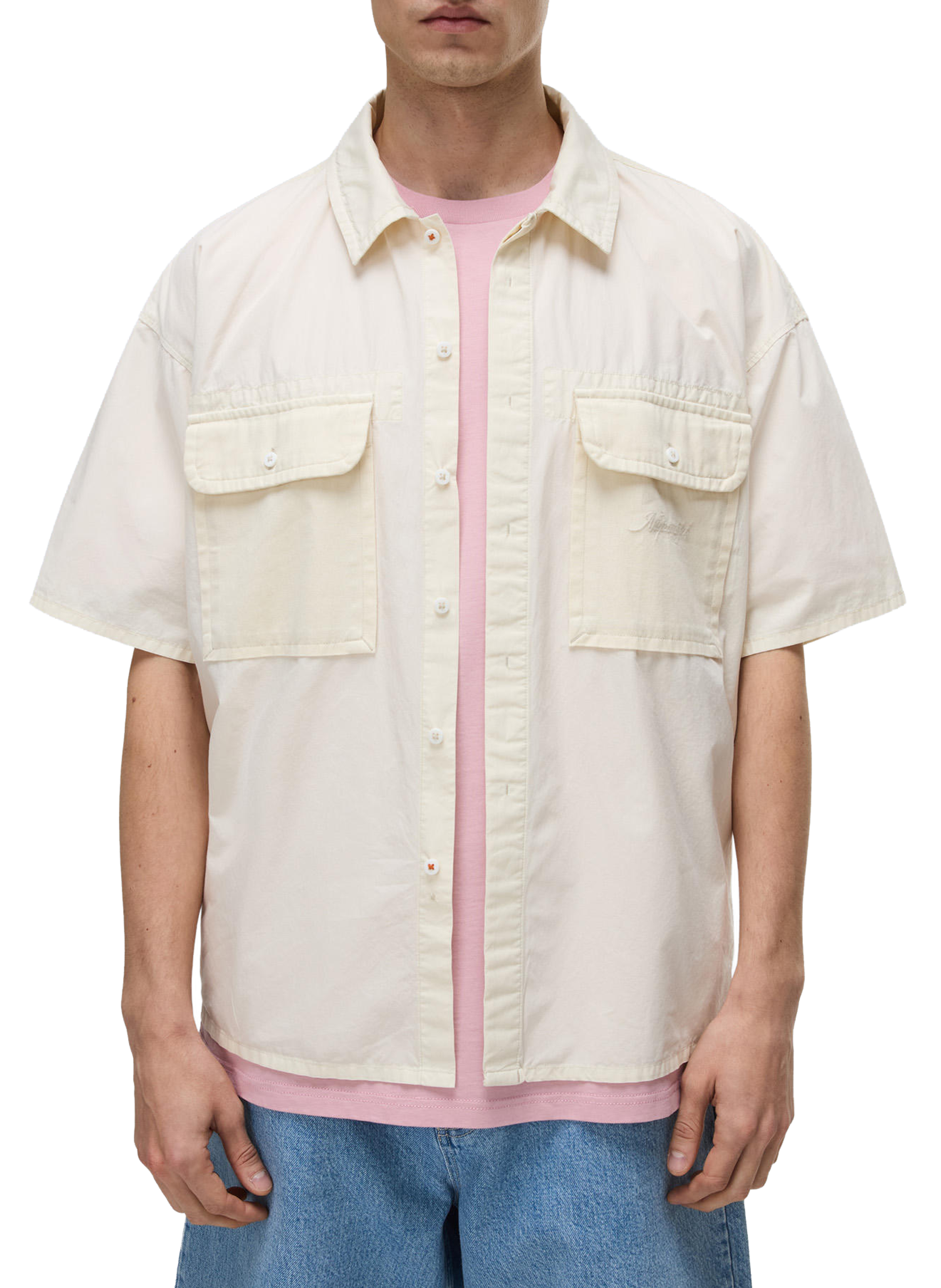 Chemise Oxide imprimée en coton NAPAPIJRI Blanc