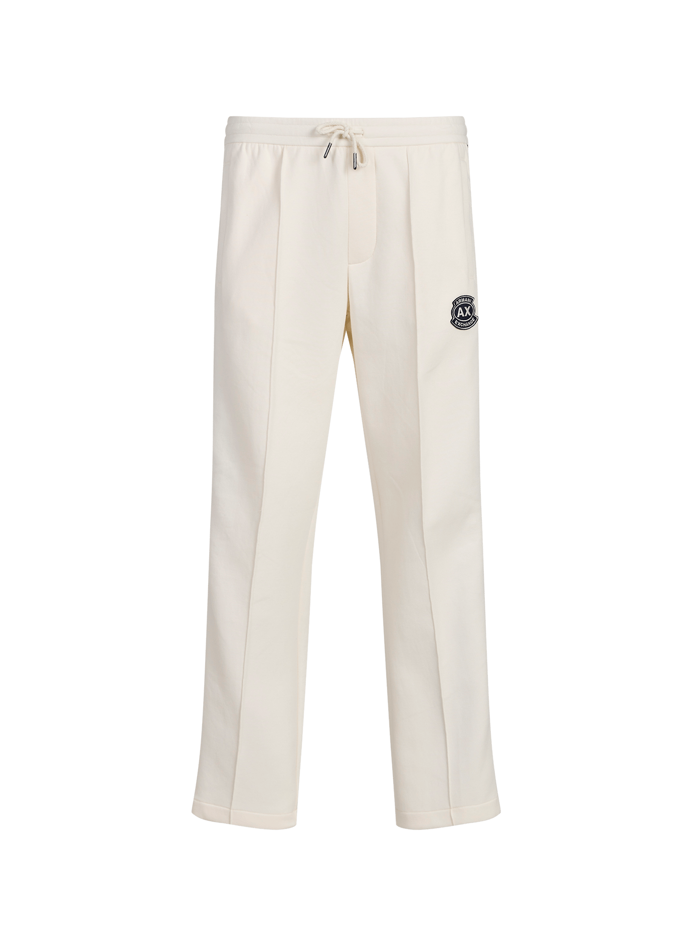 Pantalon de survêtement à logo en coton mélangé ARMANI EXCHANGE Beige