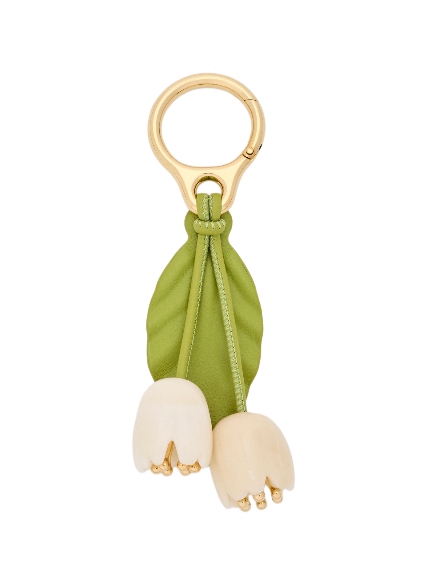 Charm fleurs en cuir de veau classique LOEWE Multicolore