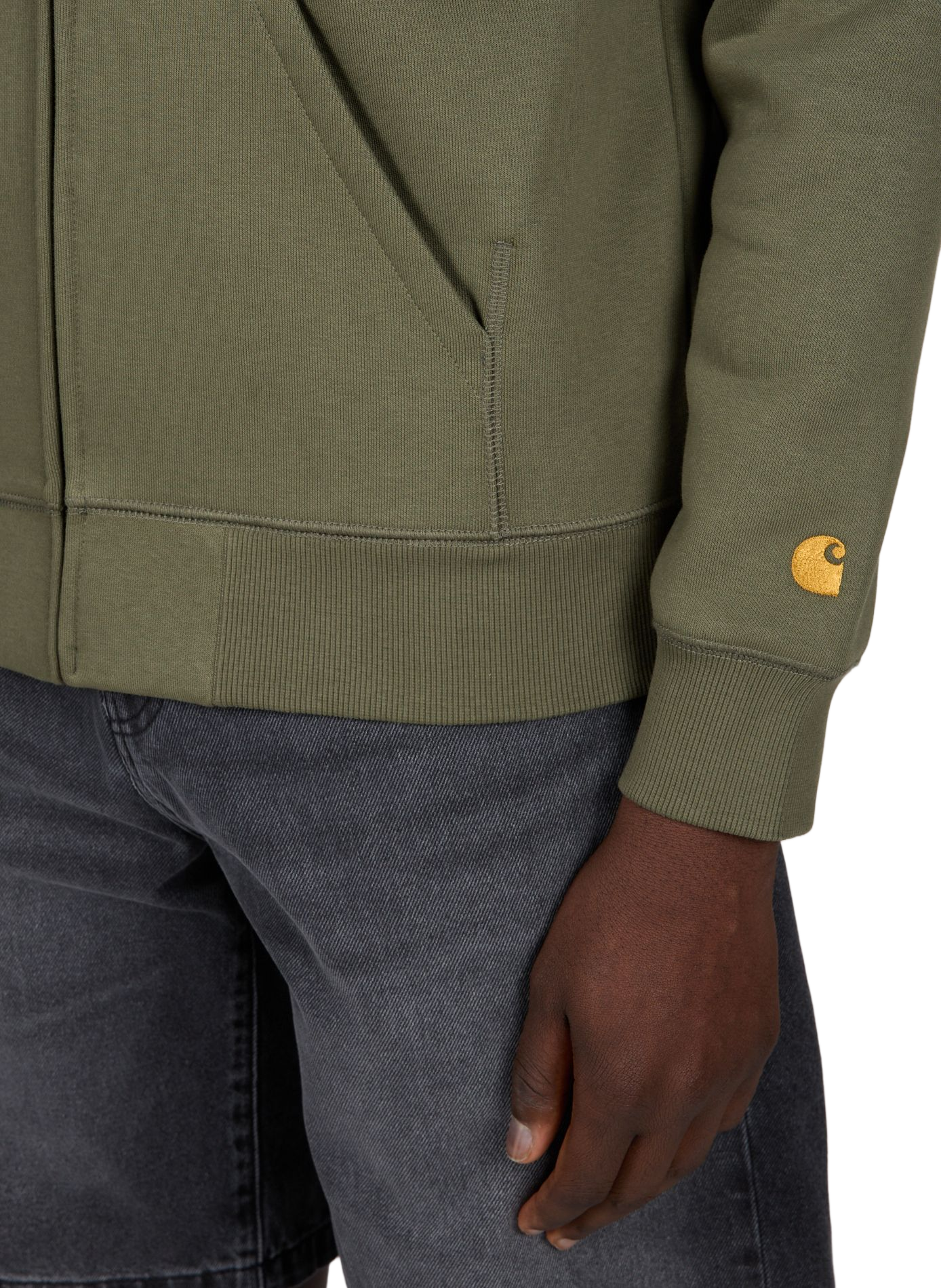 Gilet hoodie à capuche CARHARTT WIP Vert