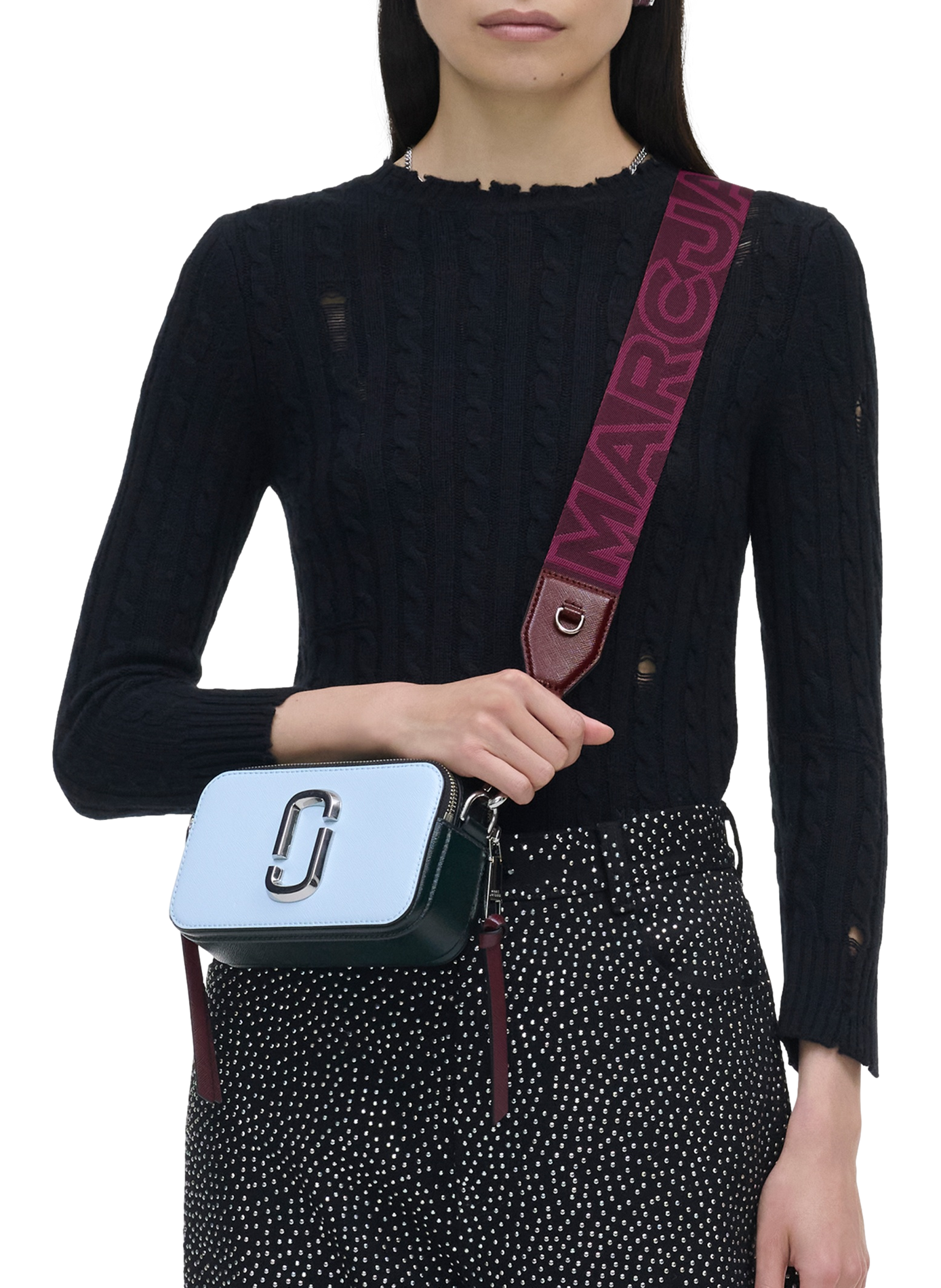Sac The Snapshot en cuir MARC JACOBS Multicolore