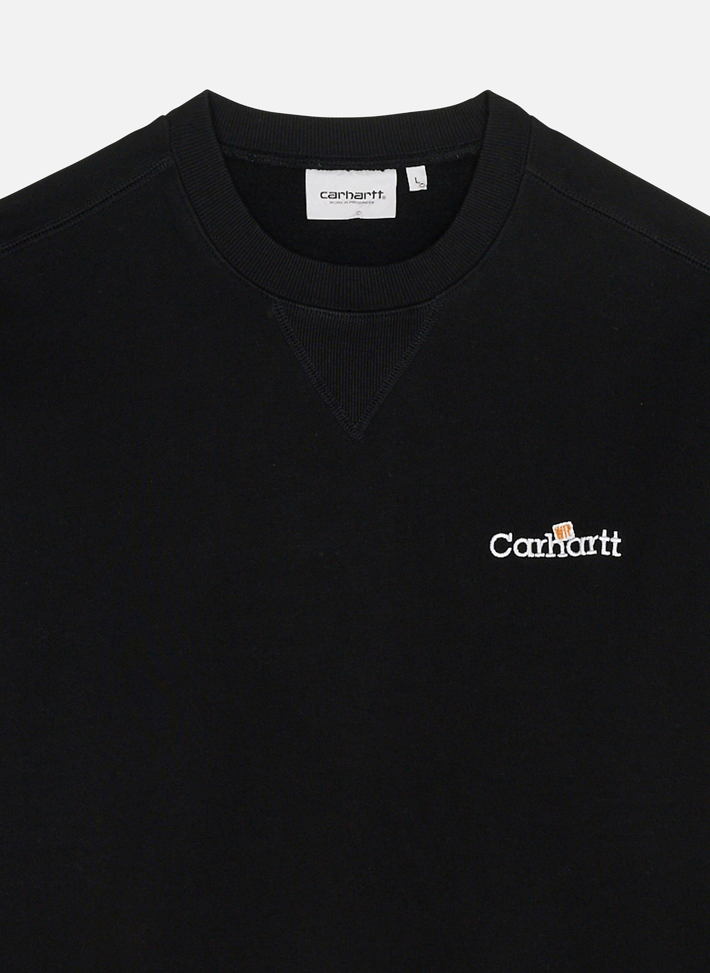Sweatshirt wip label sweat CARHARTT WIP Noir