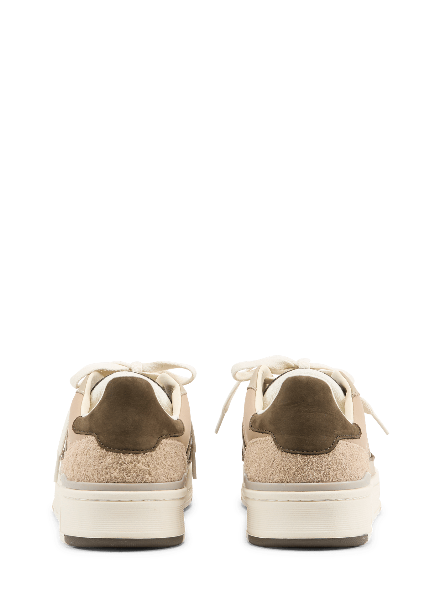 Mixed leather low-top sneakers AXEL ARIGATO Multicolour
