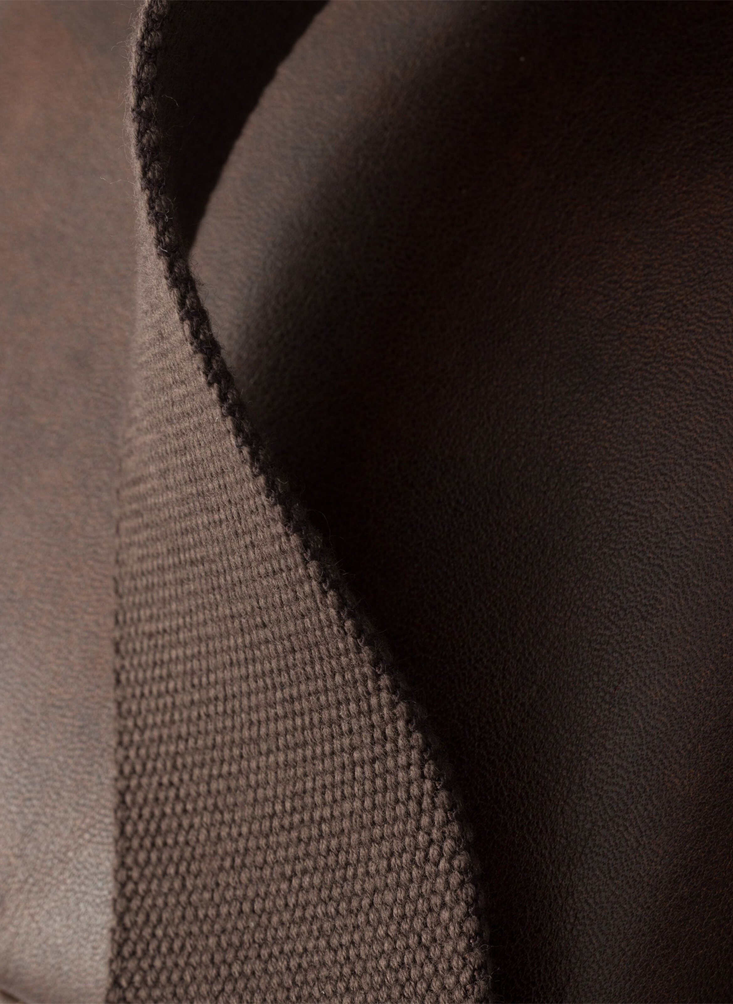 Sac à bandoulière en cuir PRADA Marron