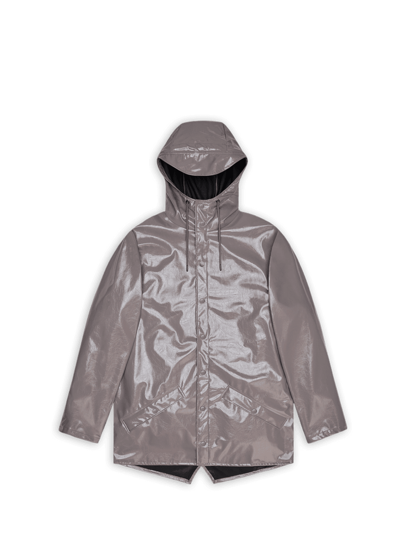 Imperméable droit à capuche RAINS Beige