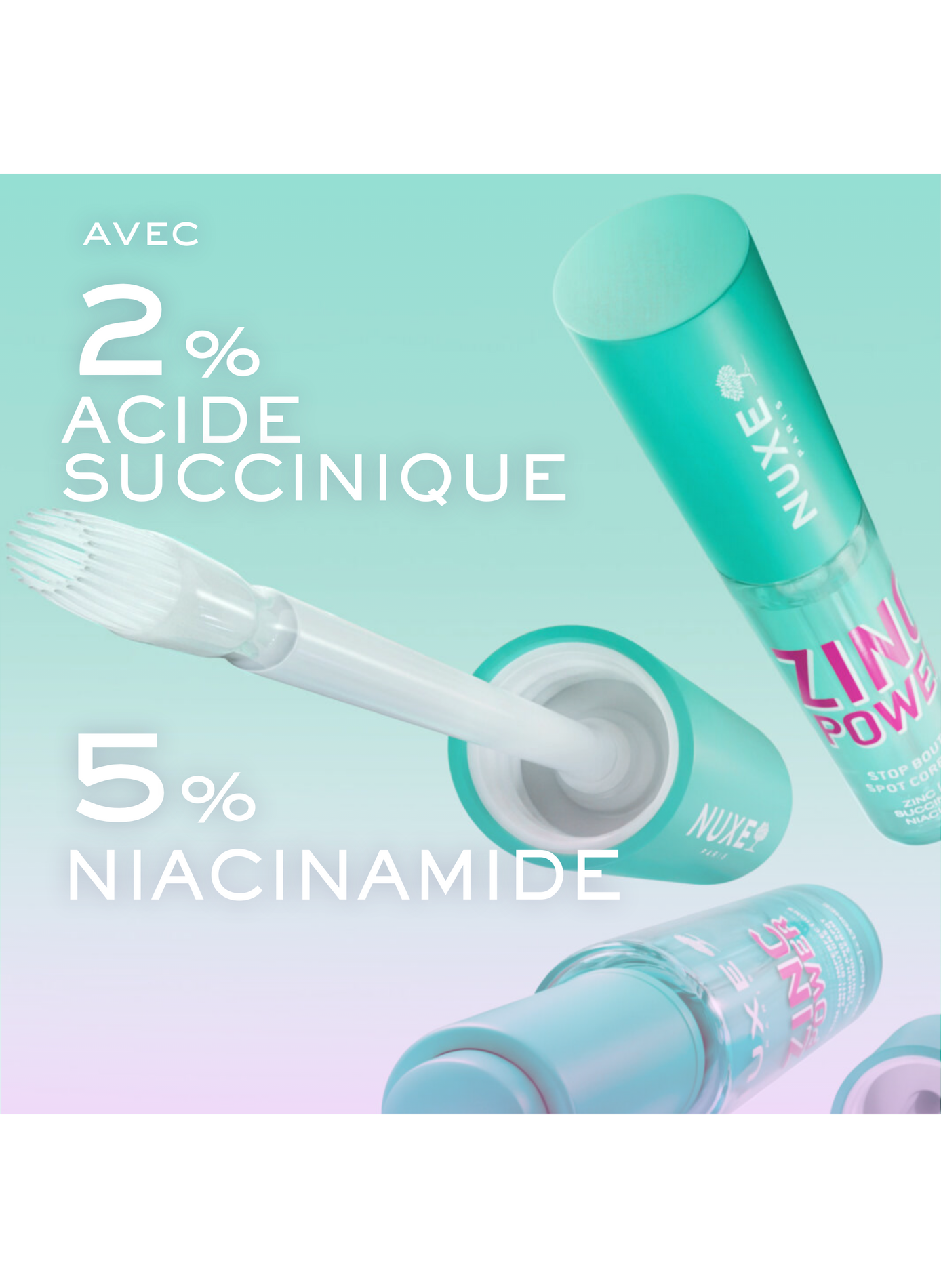 Stop Zinc Power Buttons NUXE No color