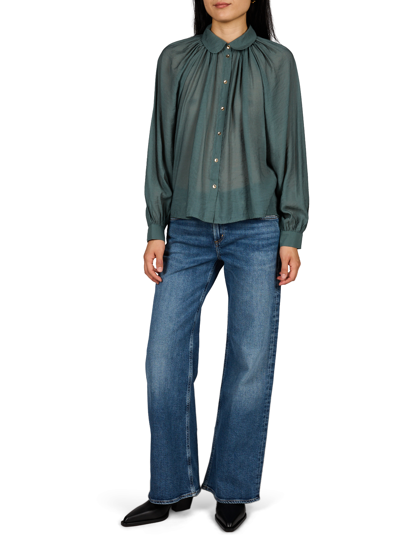 Jean Nora Hose im Denim-Stil CITIZENS OF HUMANITY Blau