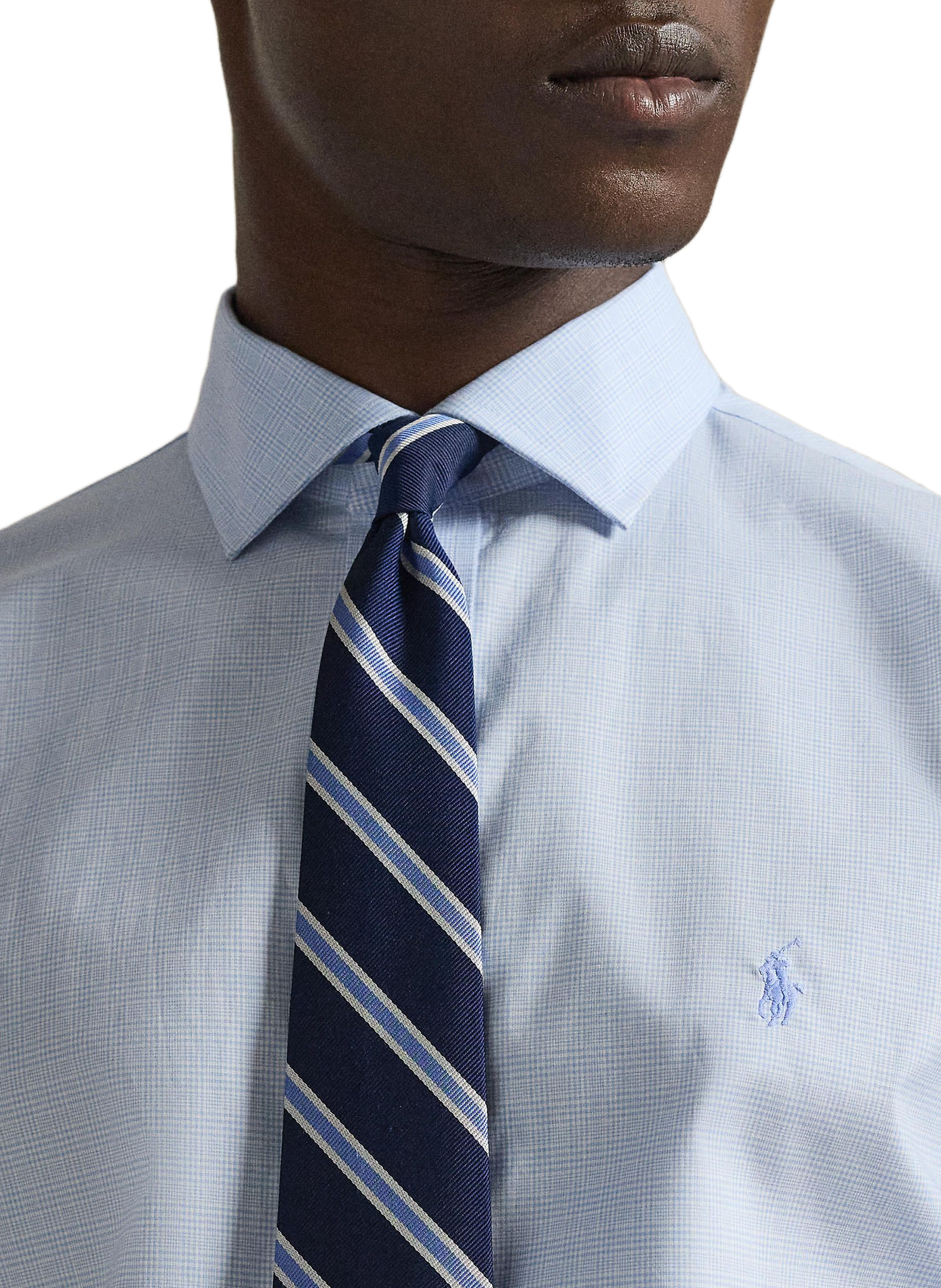 Chemise cintrée en coton POLO RALPH LAUREN Bleu