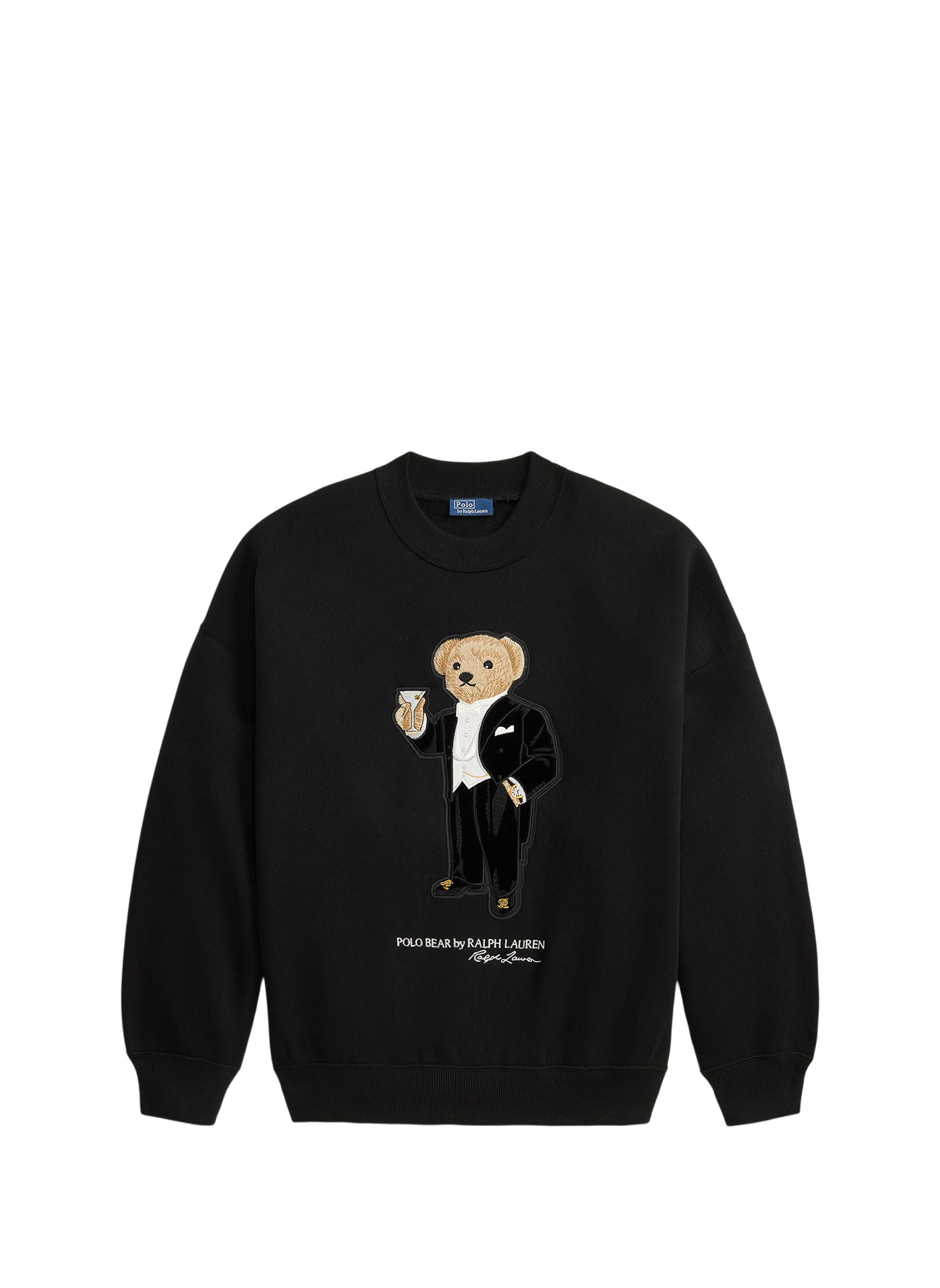 Loose-Fitting Embroidered Sweatshirt POLO RALPH LAUREN Black