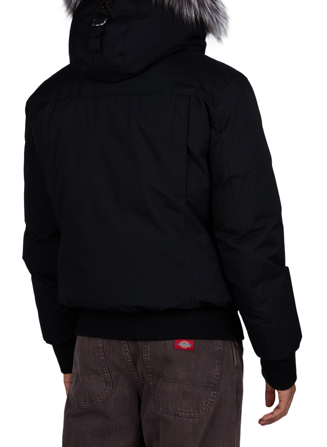 Dixon-XZ Jacke mit weitem Schnitt und hohem Kragen MACKAGE Schwarz