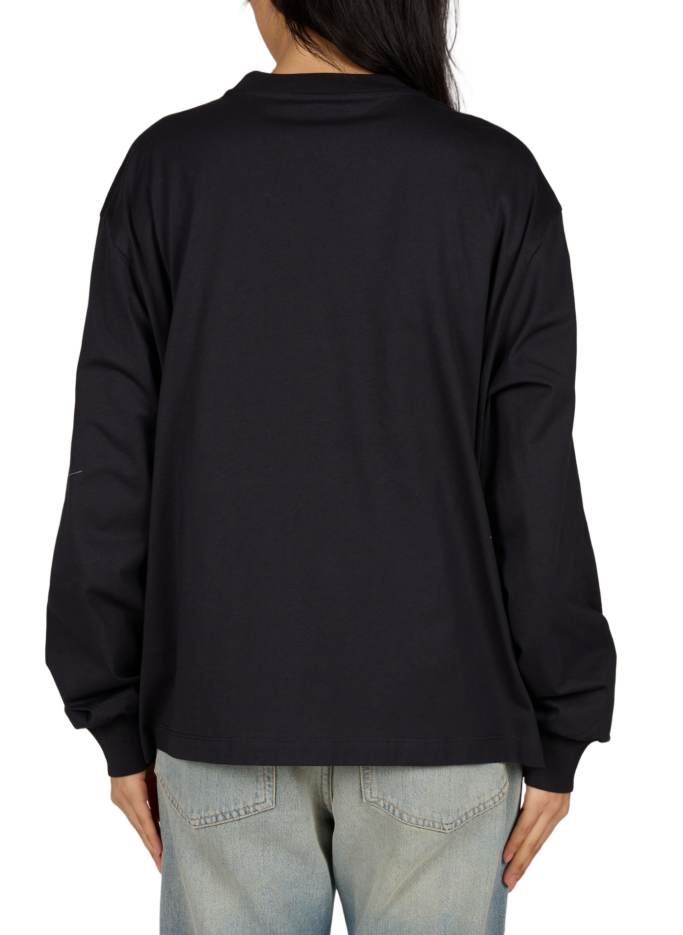 Oversized cotton T-shirt GANNI Grey