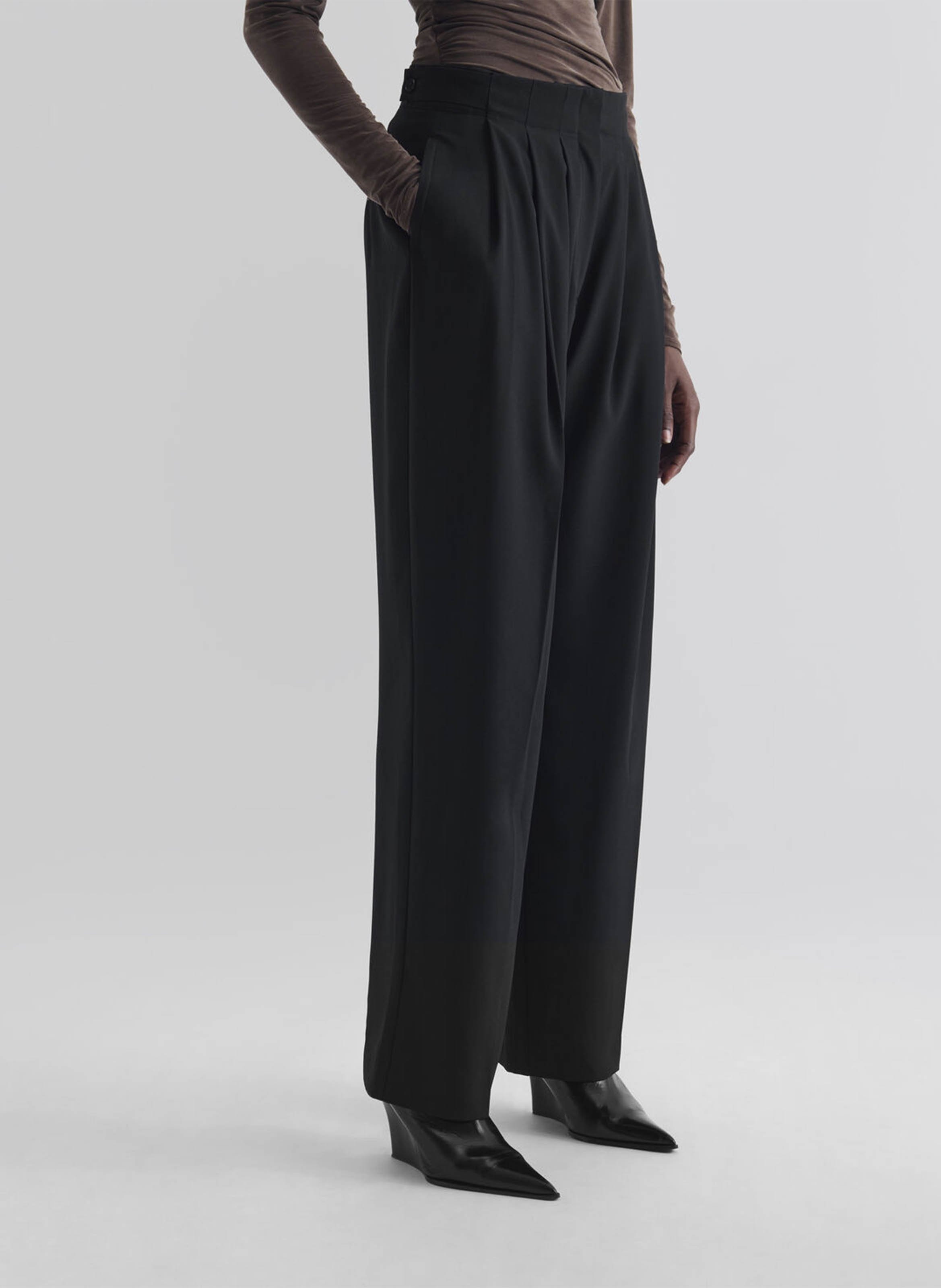 Pantalon large oakland IRO Noir