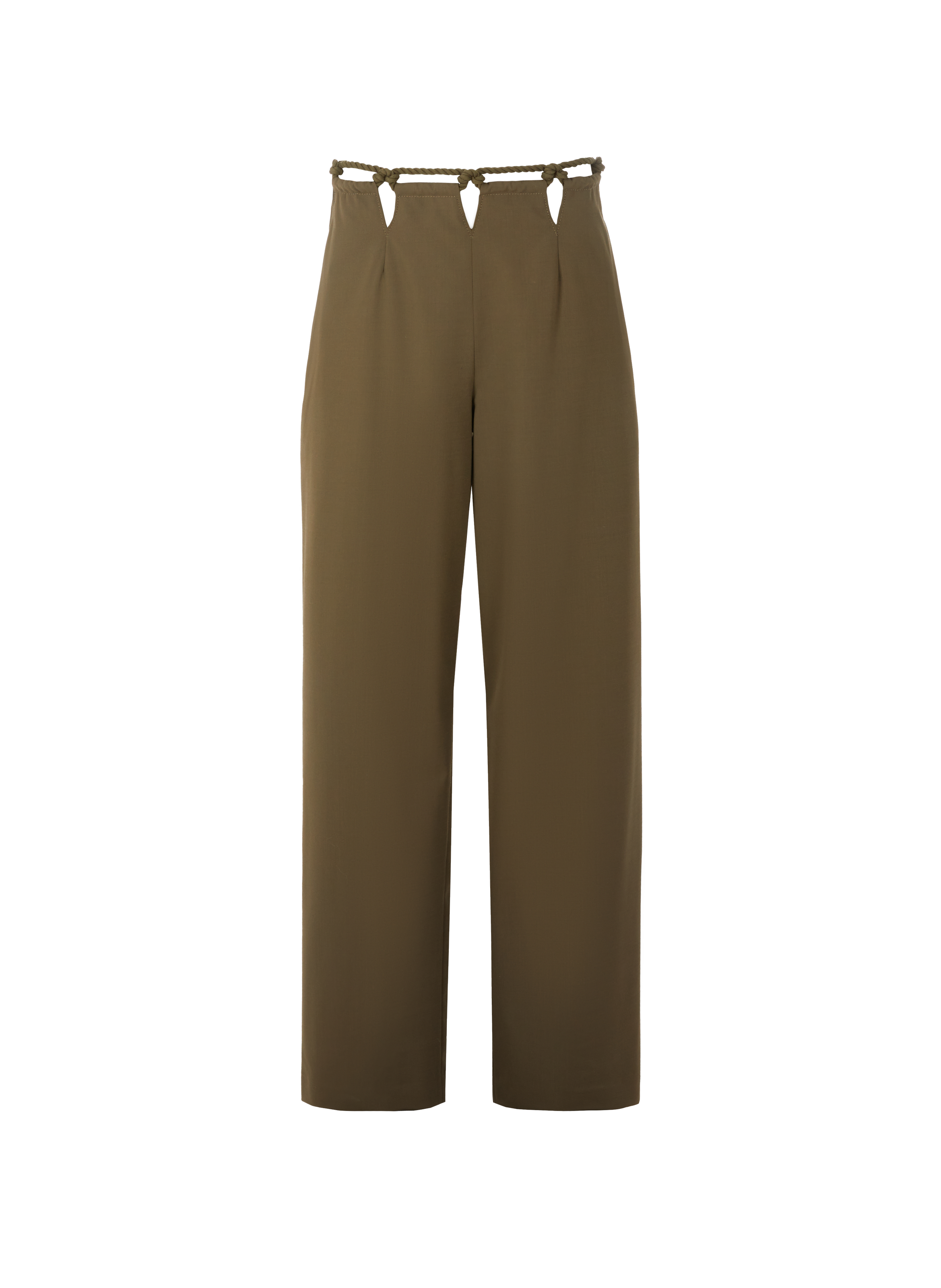 Pantalon Tropical Tailoring large DION LEE Vert