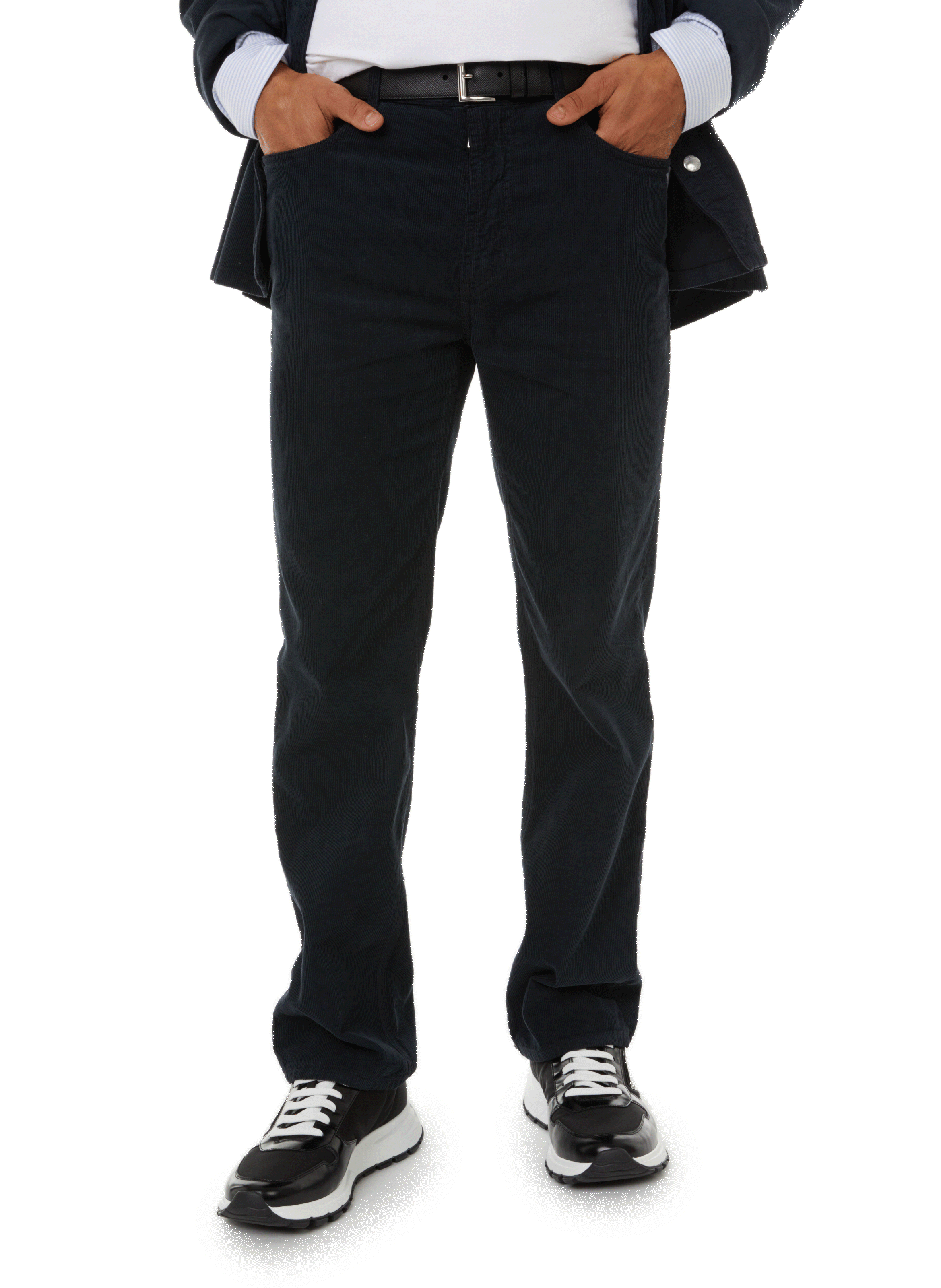 Leather belt PRADA Black