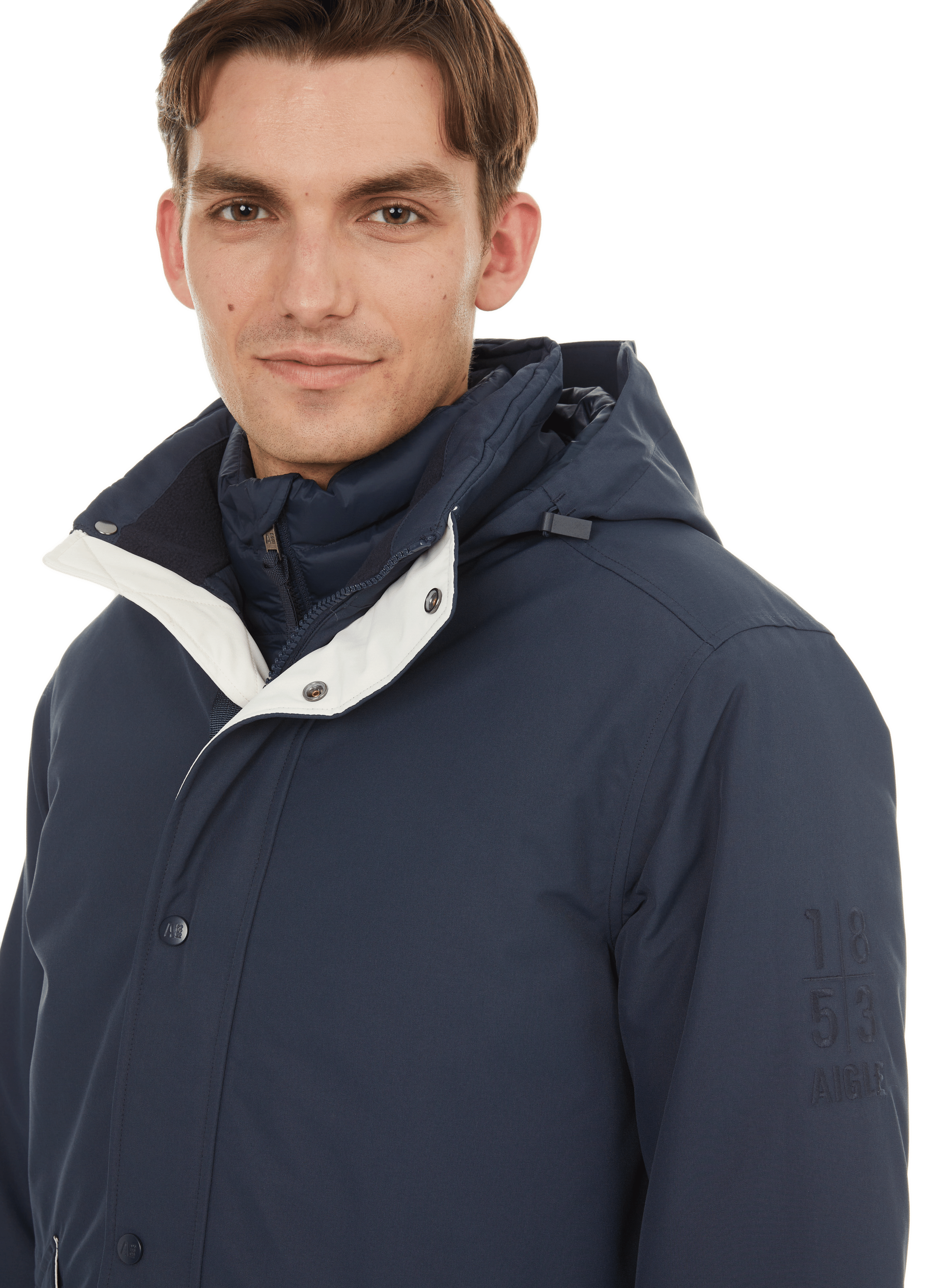 Parka uni AIGLE Bleu