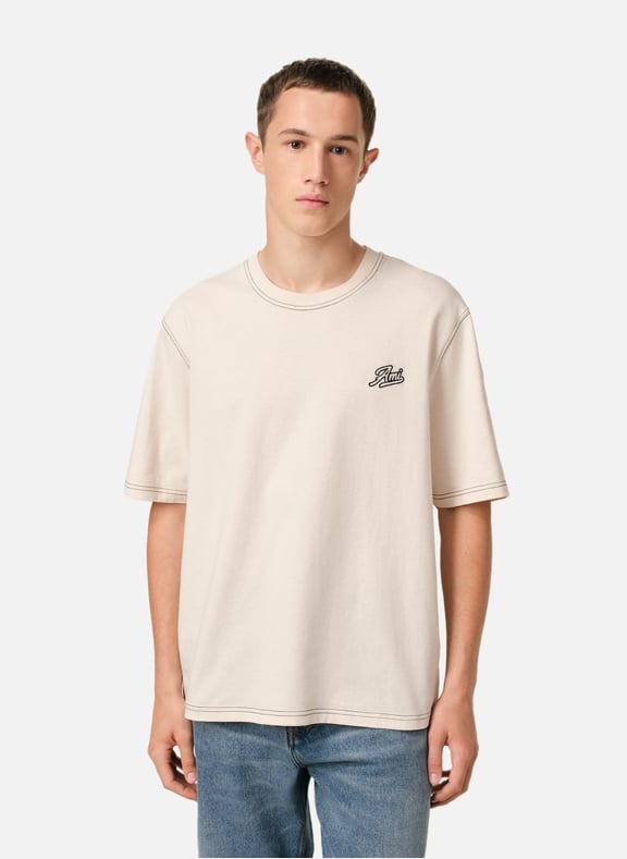 T-shirt signature ami Blanc by AMI PARIS AMI PARIS T-shirt signature ami Blanc