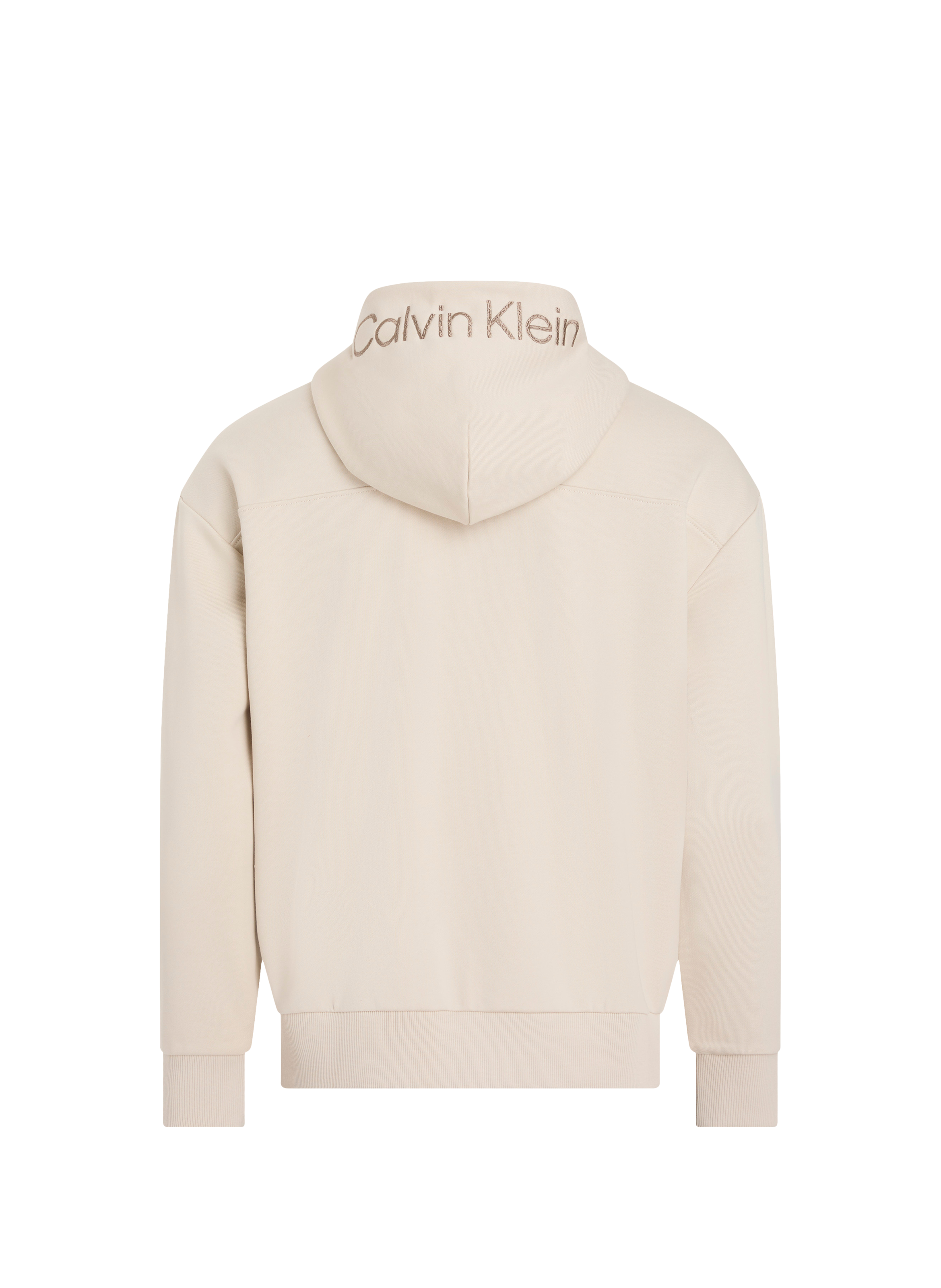 Hoodie en coton  CALVIN KLEIN Beige